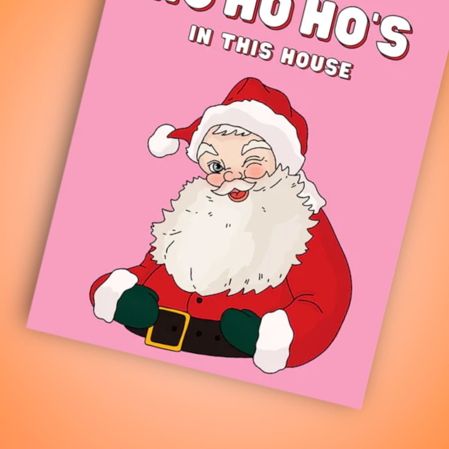 Holiday Greeting Card Pmp Ho Ho’s 0723 - Groupbycolor -