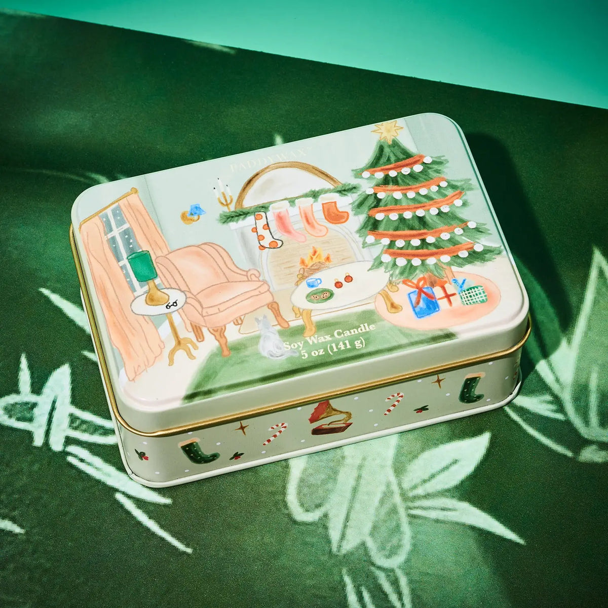 Holiday Tin - Living Room Persimmon & Chestnut Candle