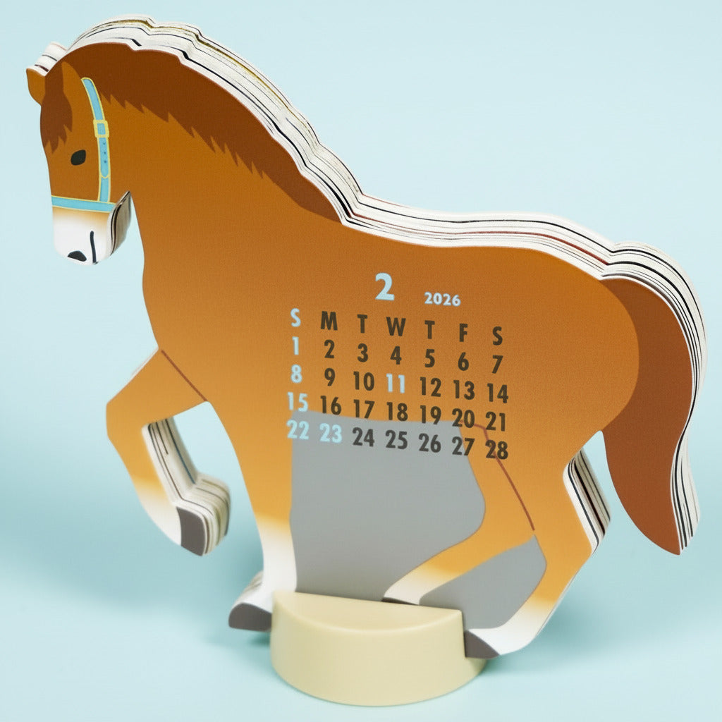 Horse 2026 Greeting Life Calendar | Friends Nyc Brooklyn Ny