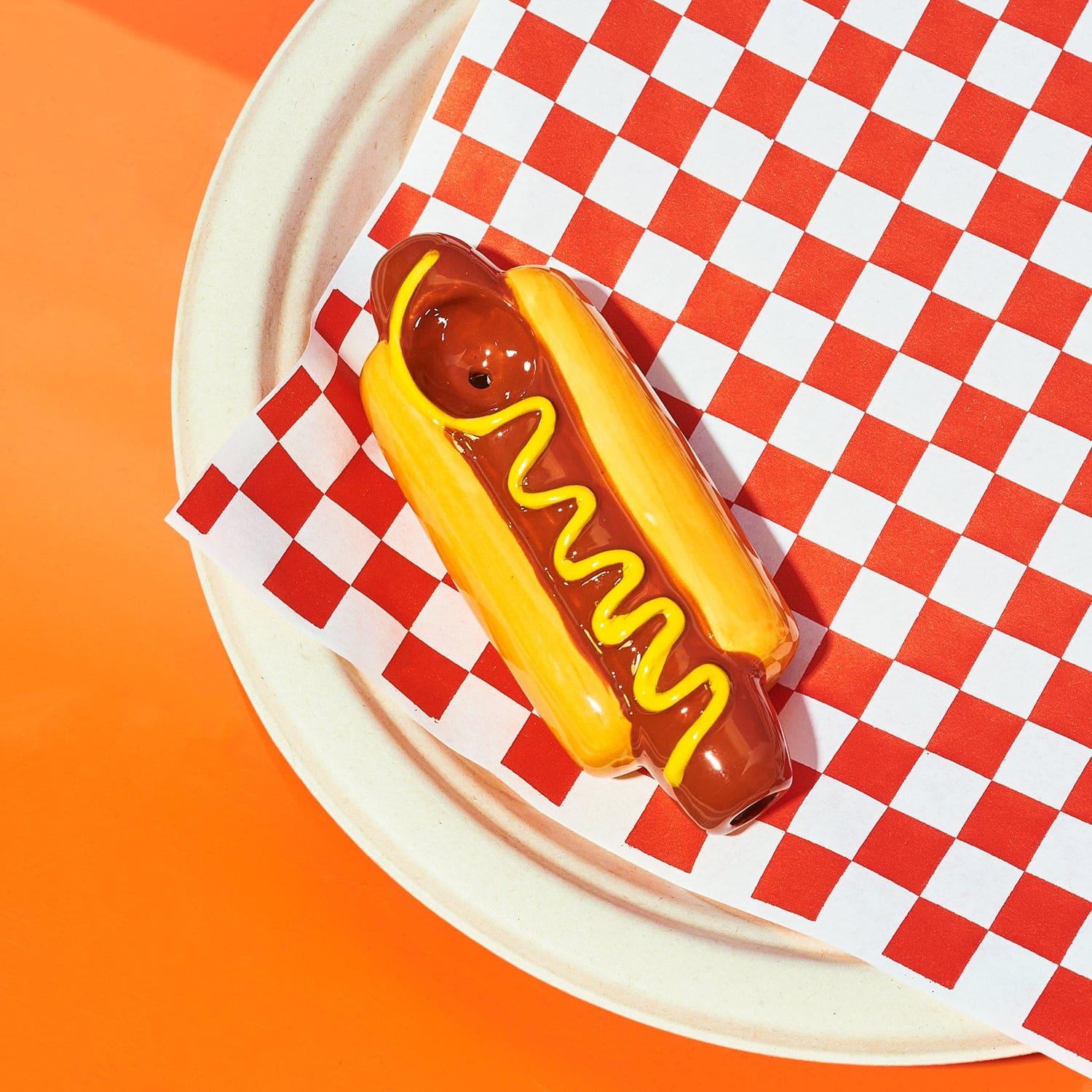 Hot Dog Hand Pipe Fake Food - Smoke Accessories