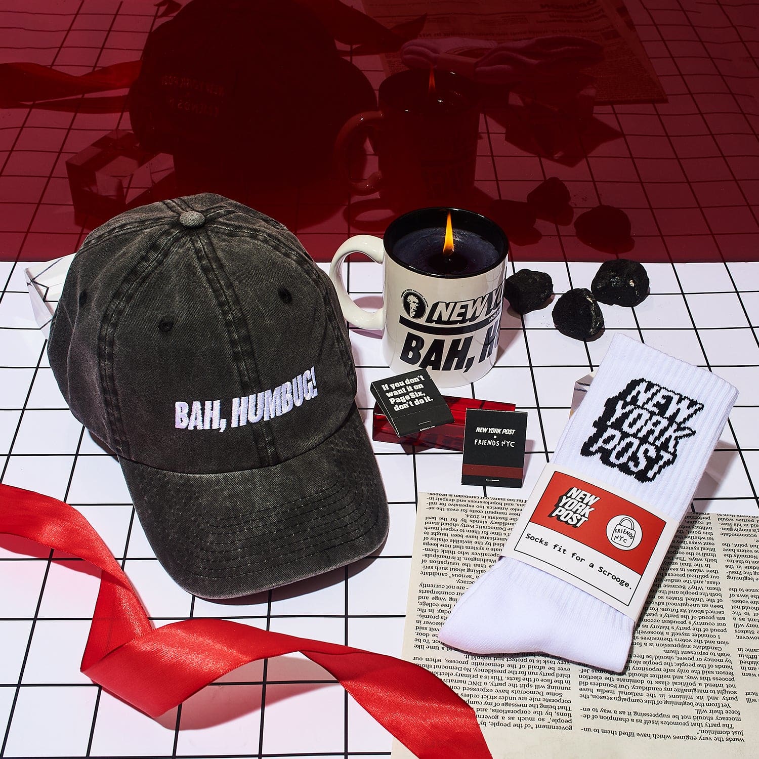 Bah Humbug! Socks By Friends Nyc x Ny Post Exclusive -
