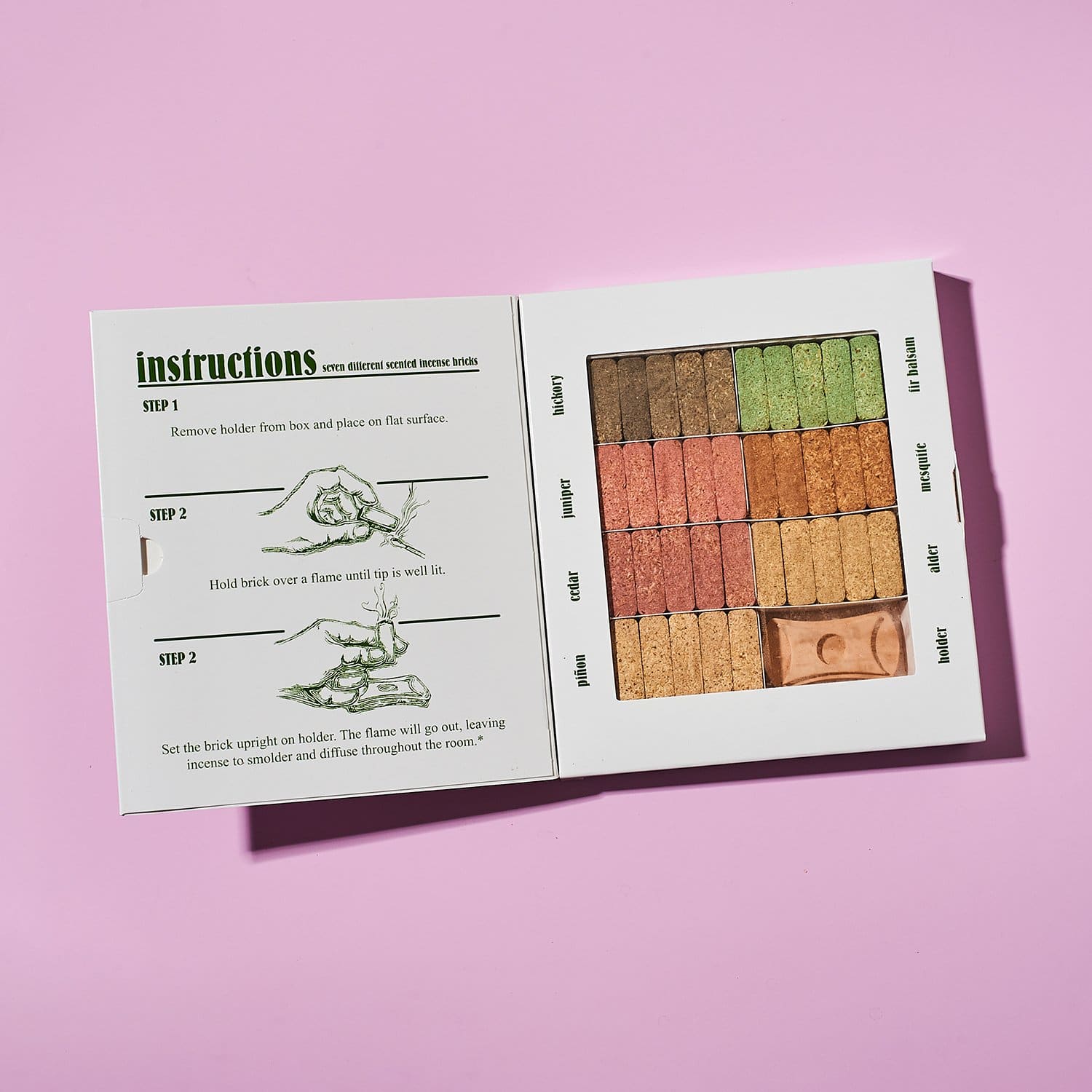 Incense Bricks - 7 Scent Sampler Candle Reshoot - Home
