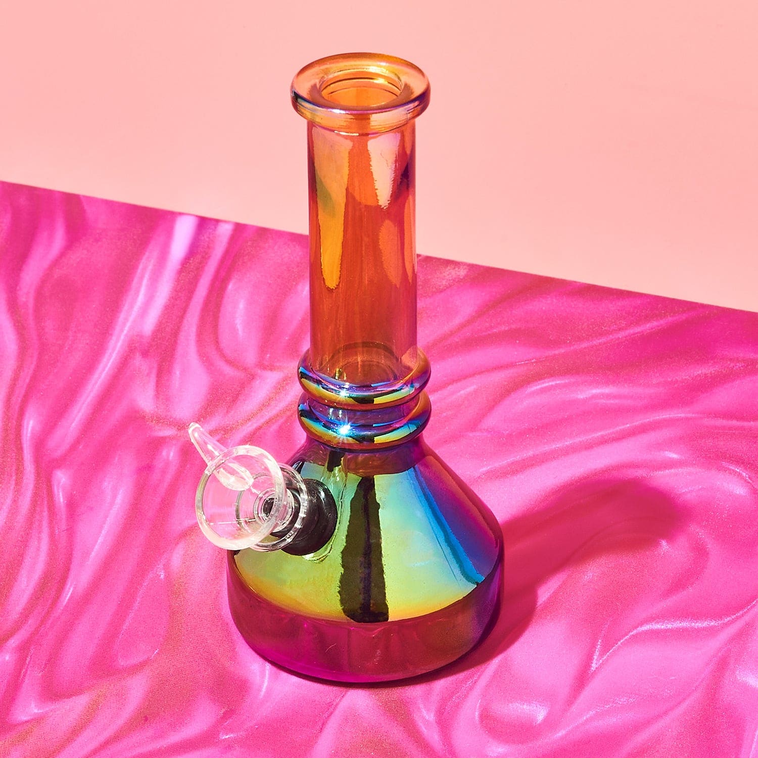 Iridescent Mini Bong Aesthetic Bong - Cute Girly Smoke Shop