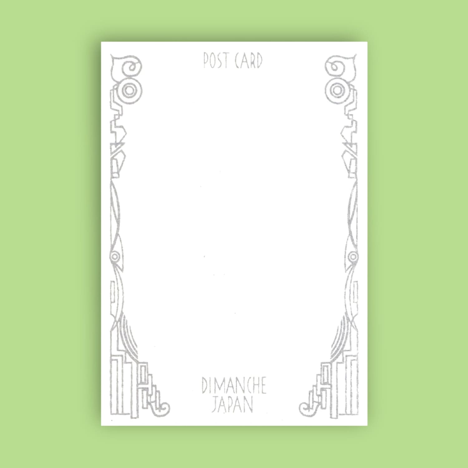 Hand Silkscreen Postcard Happy Birthday Cake M36 0823 -