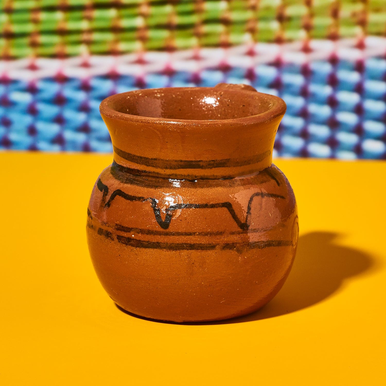 Jarrito Mexican Mug Cdmx22 - Ceramic - Clay - Decor Accent -