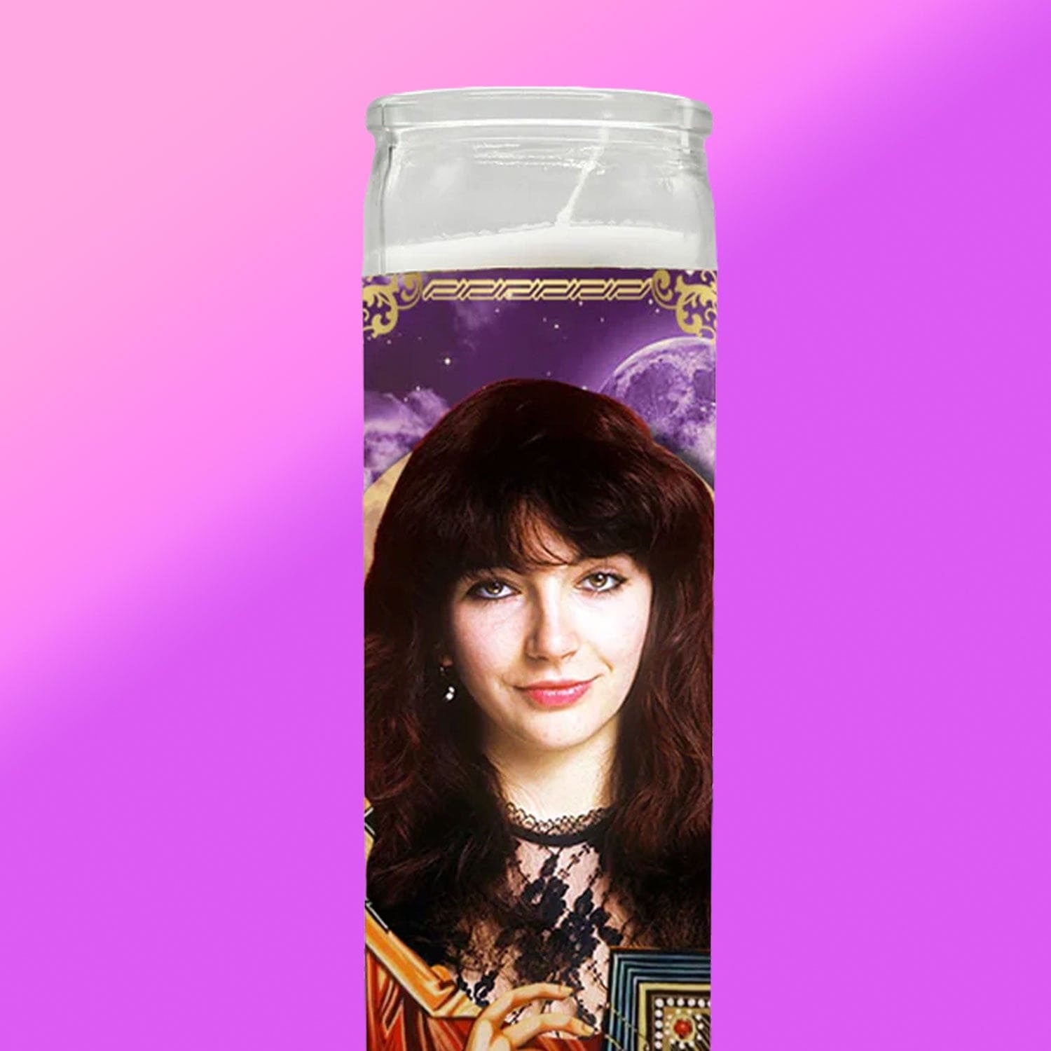 Kate Bush Pillar Candle 80s - Bobbyk - Candle - Celebrity -