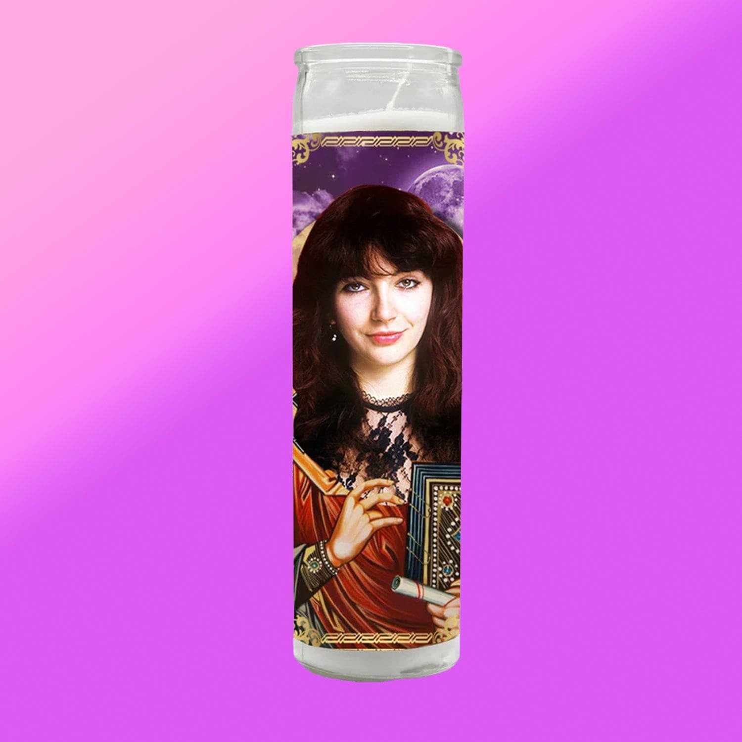 Kate Bush Pillar Candle 80s - Bobbyk - Candle - Celebrity -