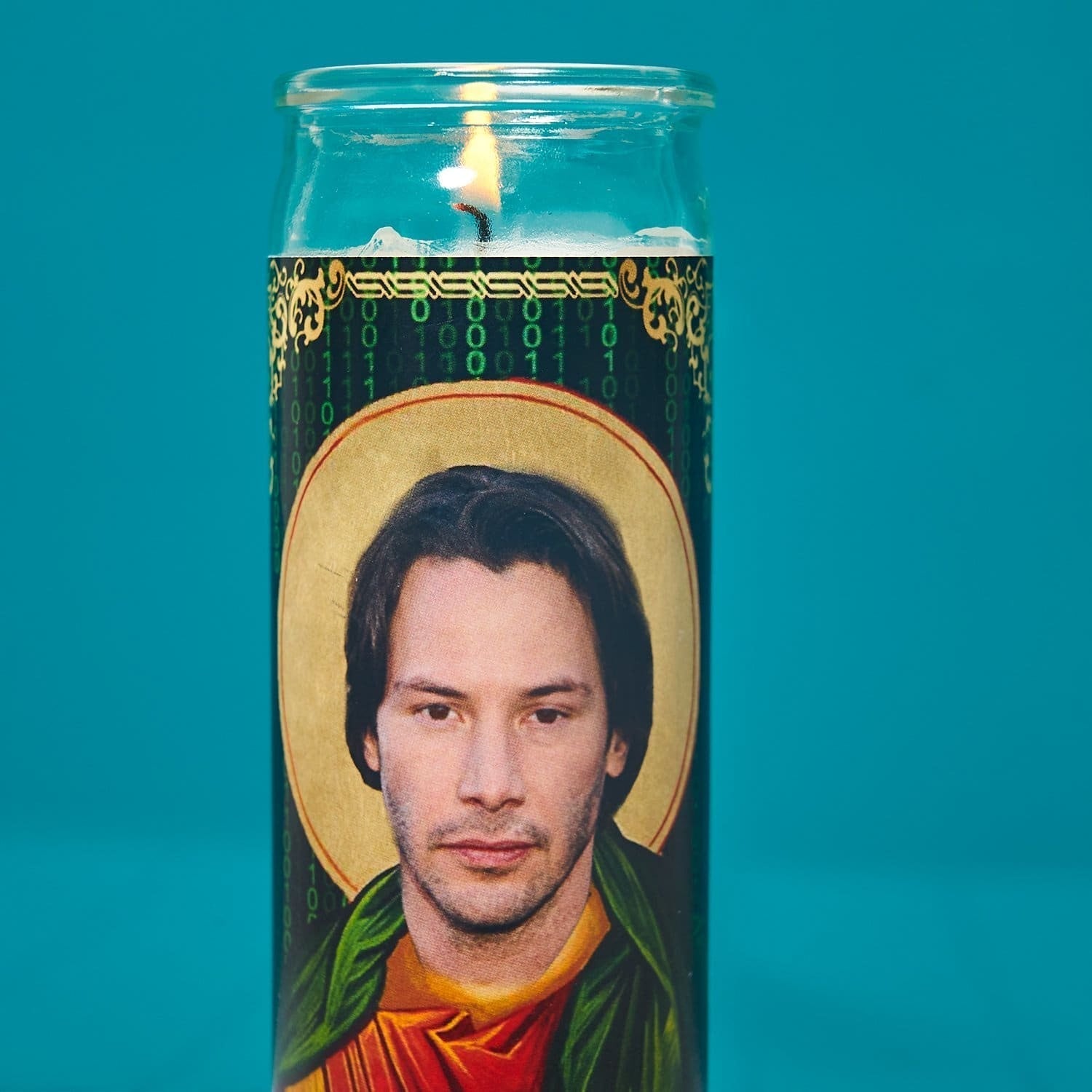 Keanu Reeves Pillar Candle Bobbyk - Candle - Celebrity -