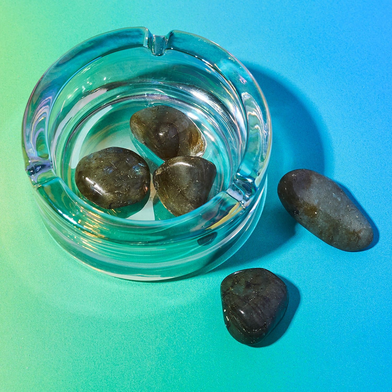 Web only Small Tumbled Crystal Labradorite Crystal -