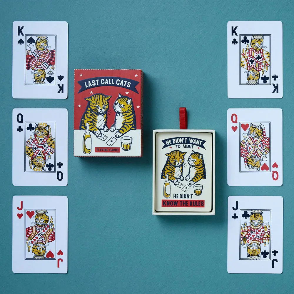 Last Call Cats Playing Cards | Friends Nyc Brooklyn Ny