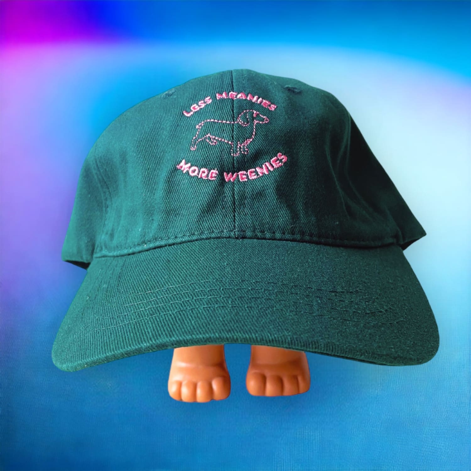 Less Meanies More Weenies Dad Hat Dad Hat - Party Mountain