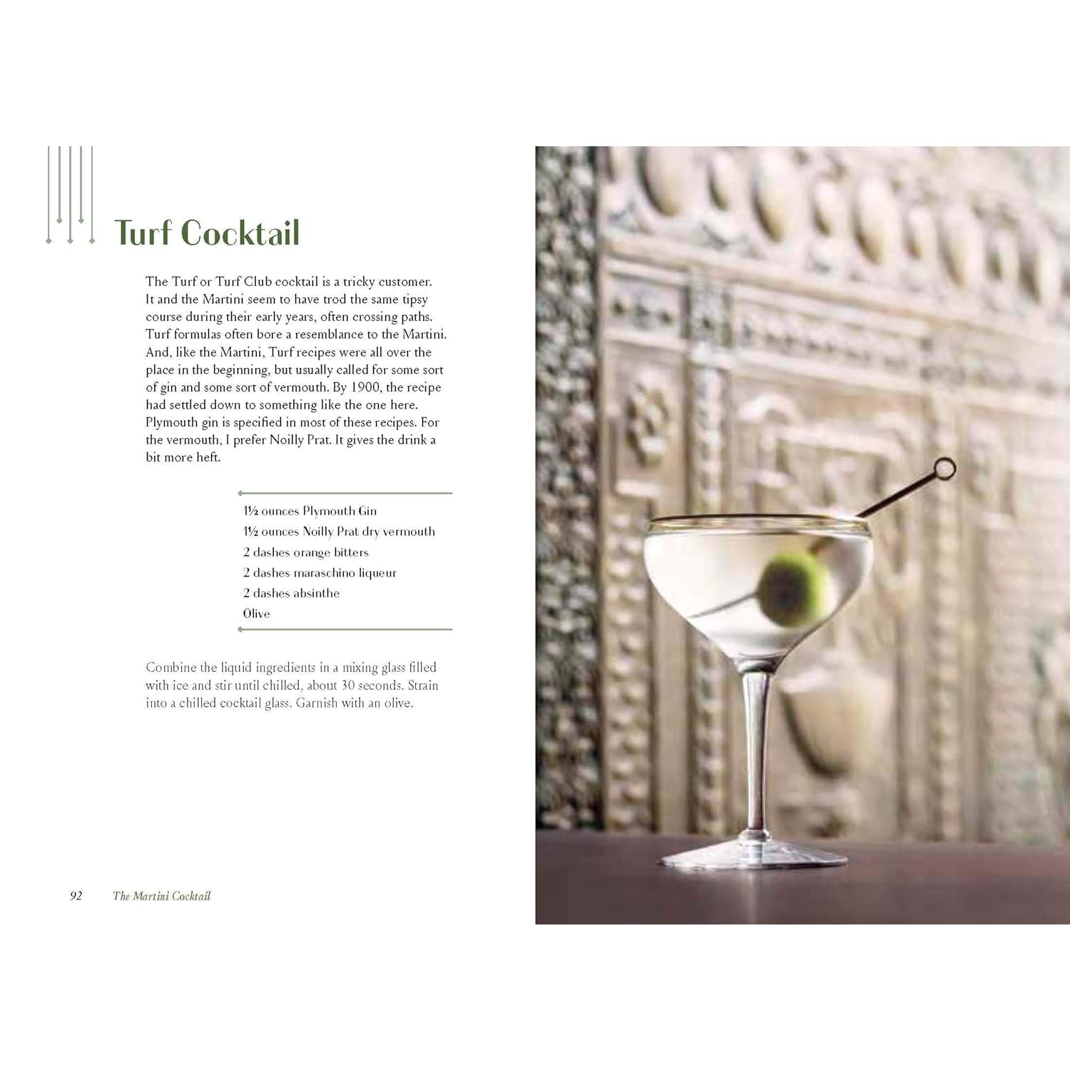 The Martini Cocktail Book - Cocktail - Recipe - Recipes
