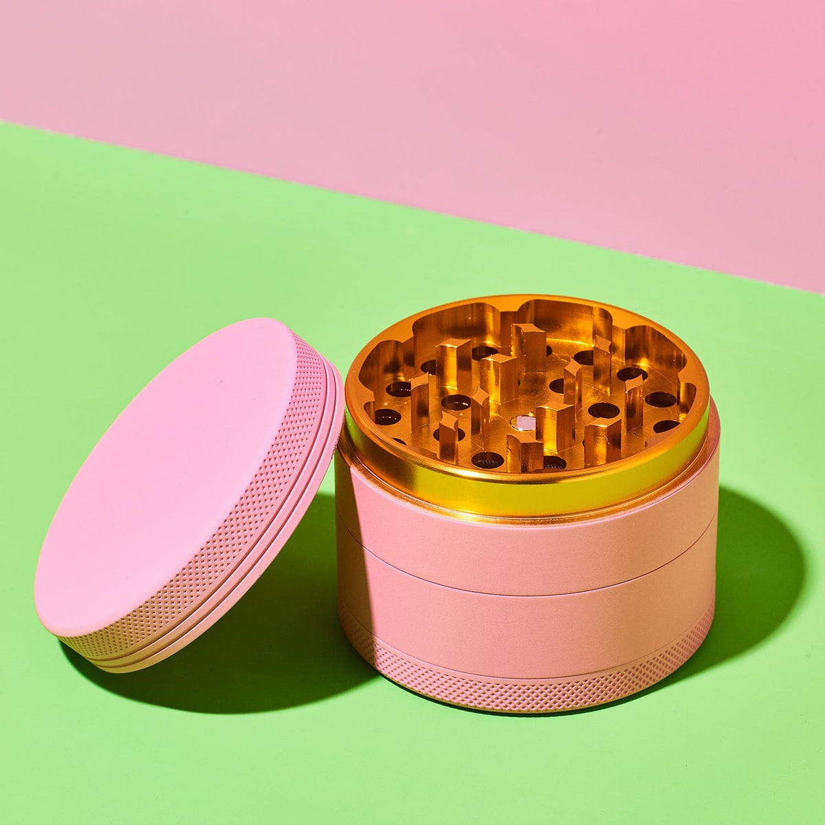 Matte Finished Grinder Black Grinder - Cute - Smoke