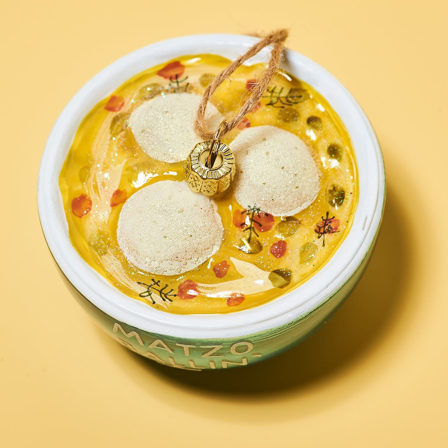 Matzo Ballin Ornament Go6928 Bubbebrunch - Holiday -