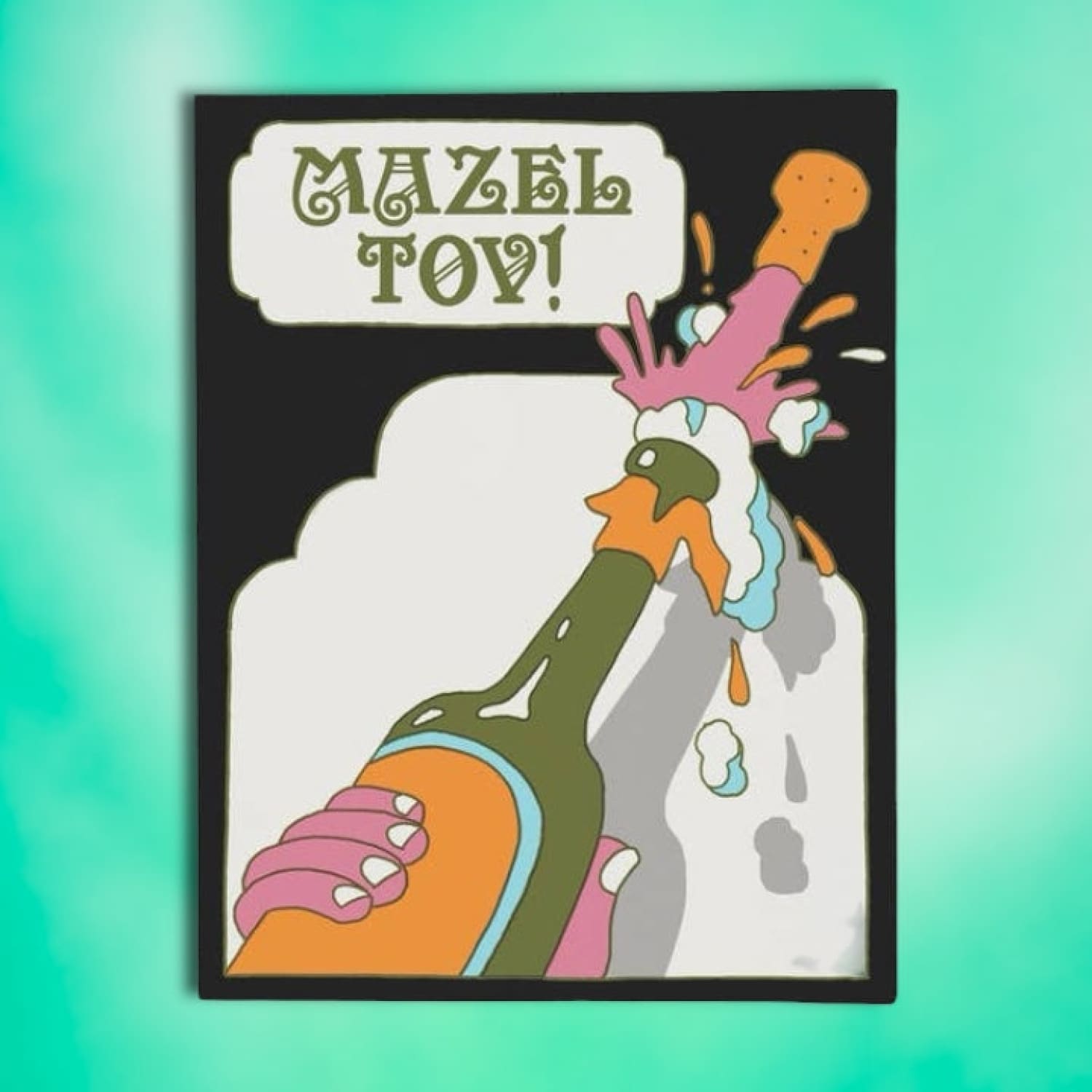 Mazel Tov Congratulations Greeting Card | Friends NYC Gift Shop