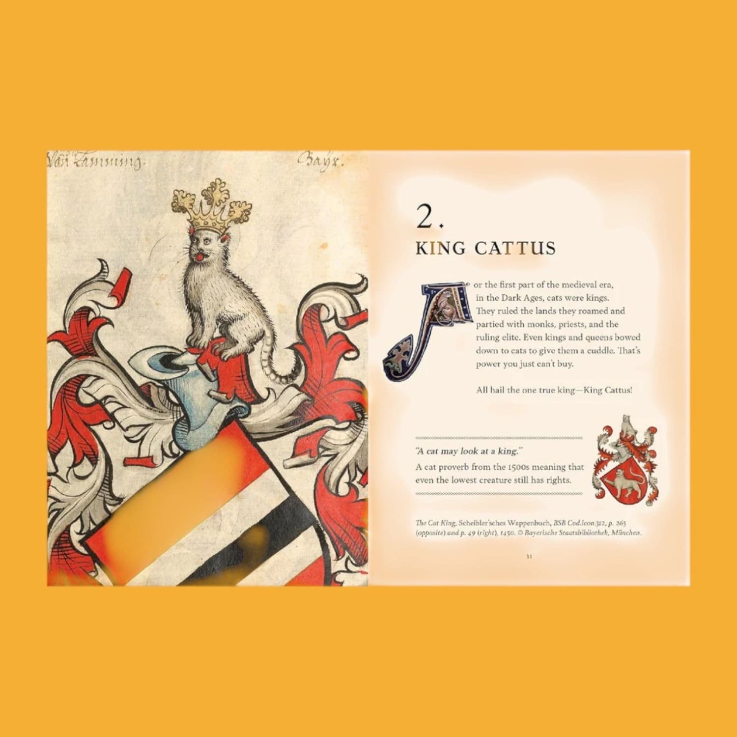 Medieval Cats Art Book Arts and Crafts Cats Coffee Table