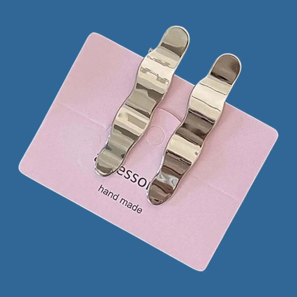 Metal Hair Clips - Set of 2 | Friends Nyc Brooklyn Ny Type