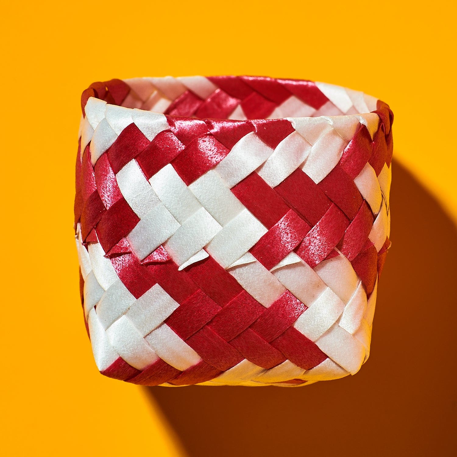 Mexican Mini Woven Basket - Round Multi 0123 - Cdmx22 -