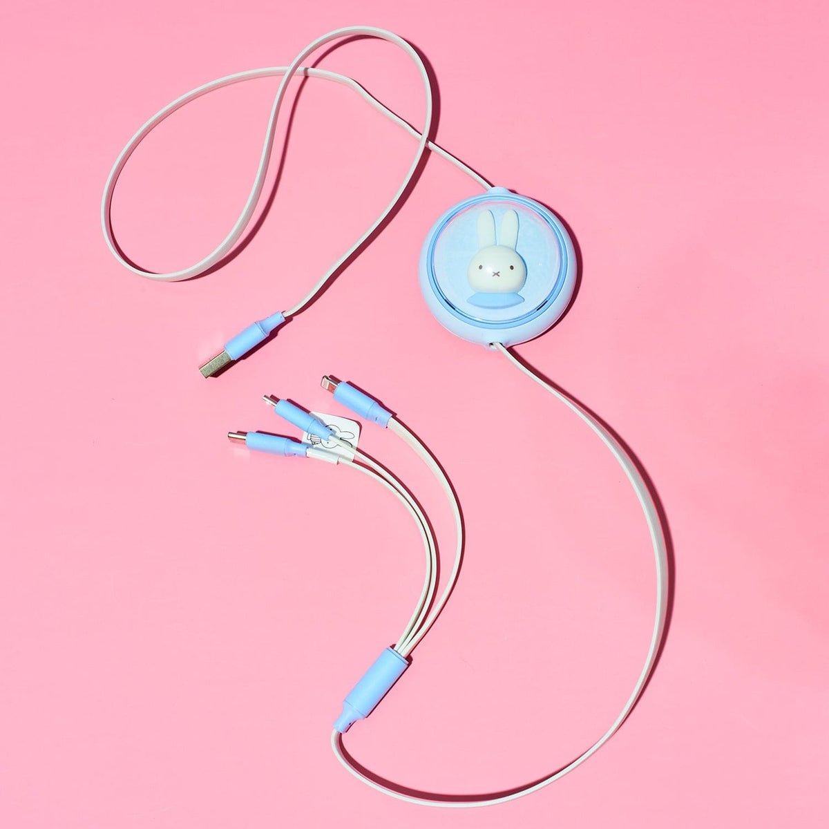Miffy 3 in 1 Cable Light Blue Bunny Home Office Kawaii Miffy