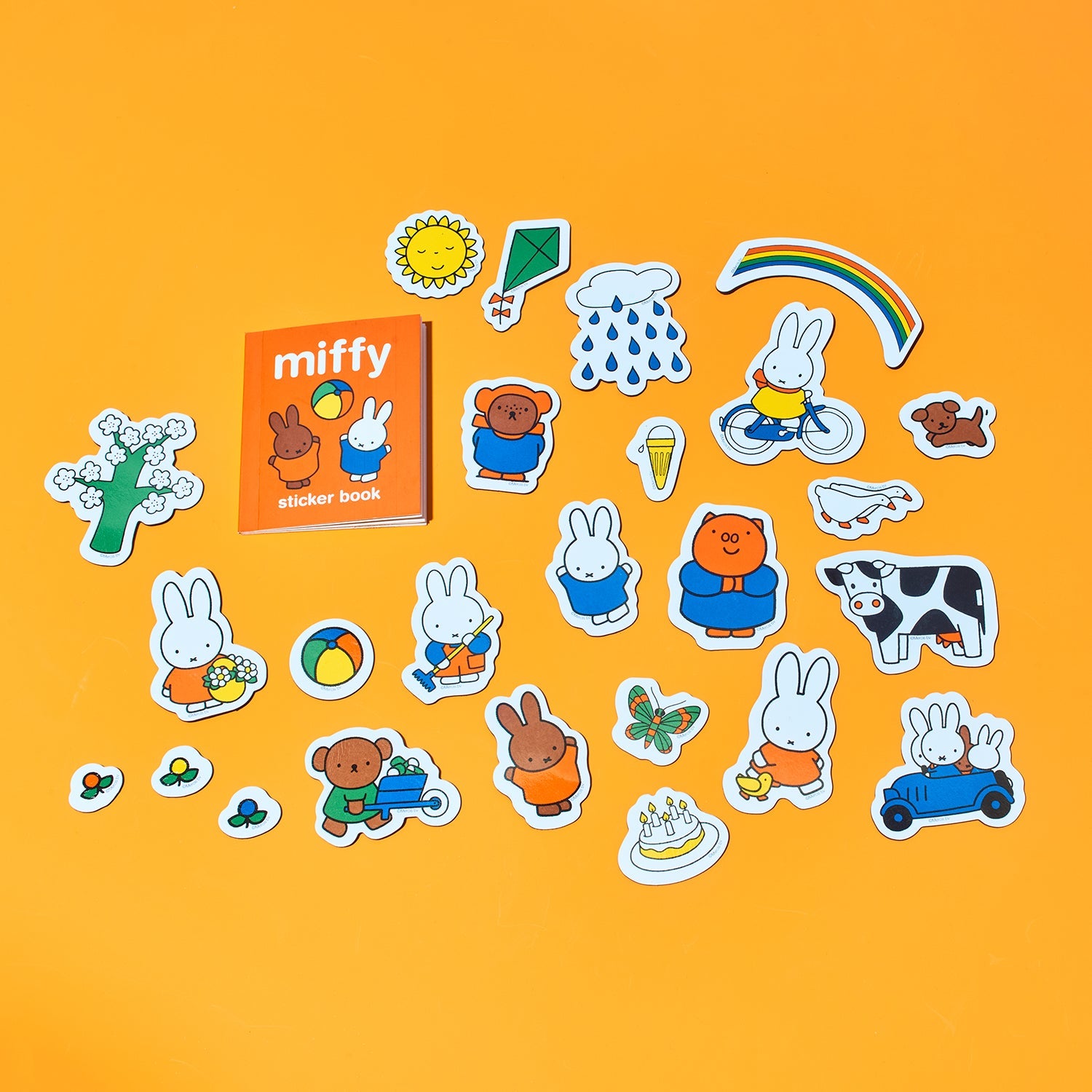 Miffy Magnet Set | 25 Magnets + Sticker Book | Friends Nyc