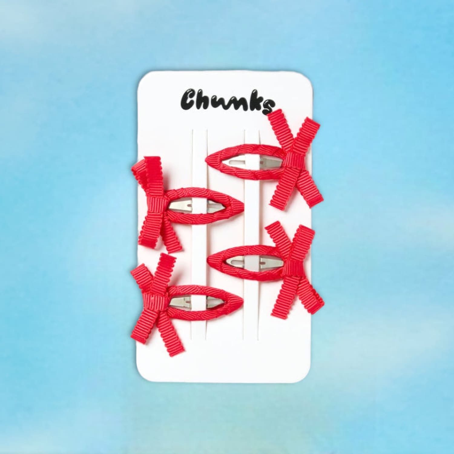 Mini Bow Snap Hair Clips