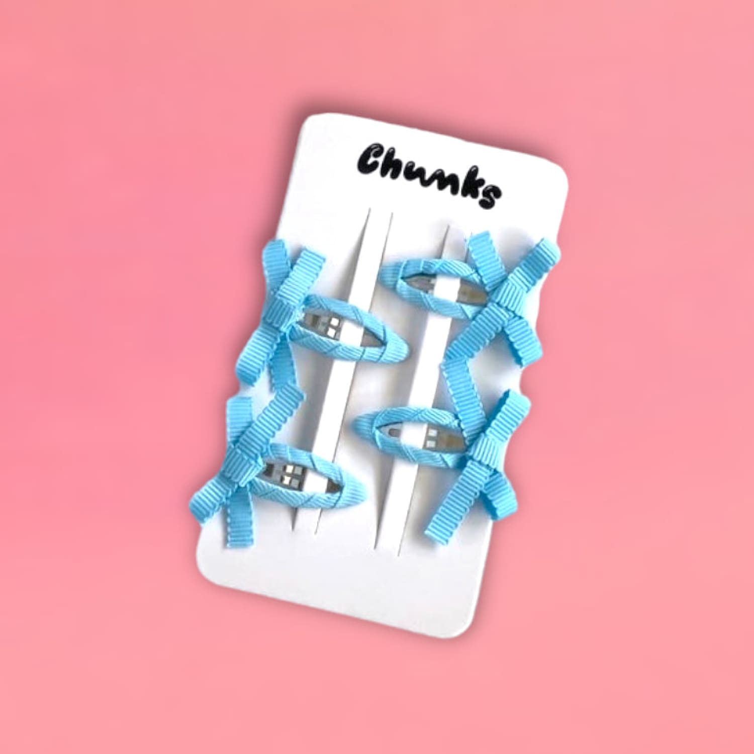 Mini Bow Snap Hair Clips