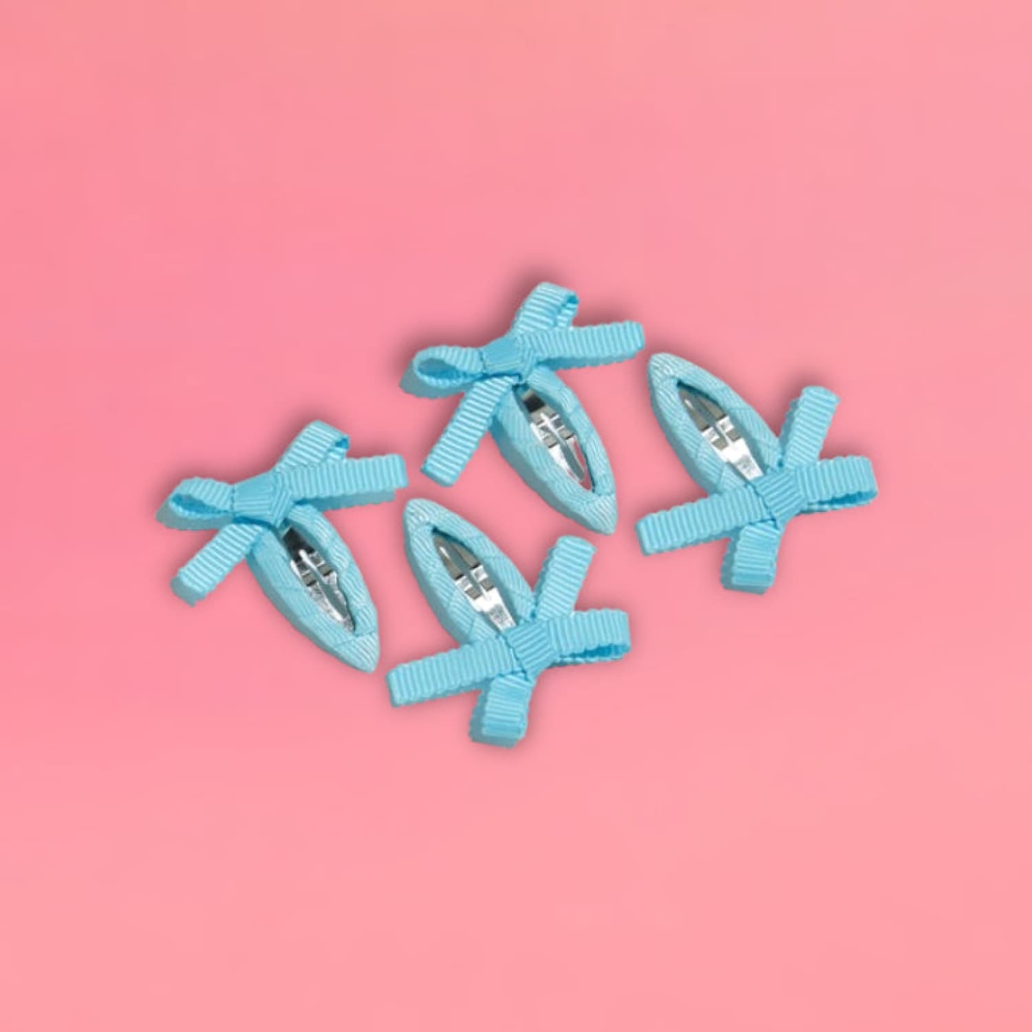 Mini Bow Snap Hair Clips