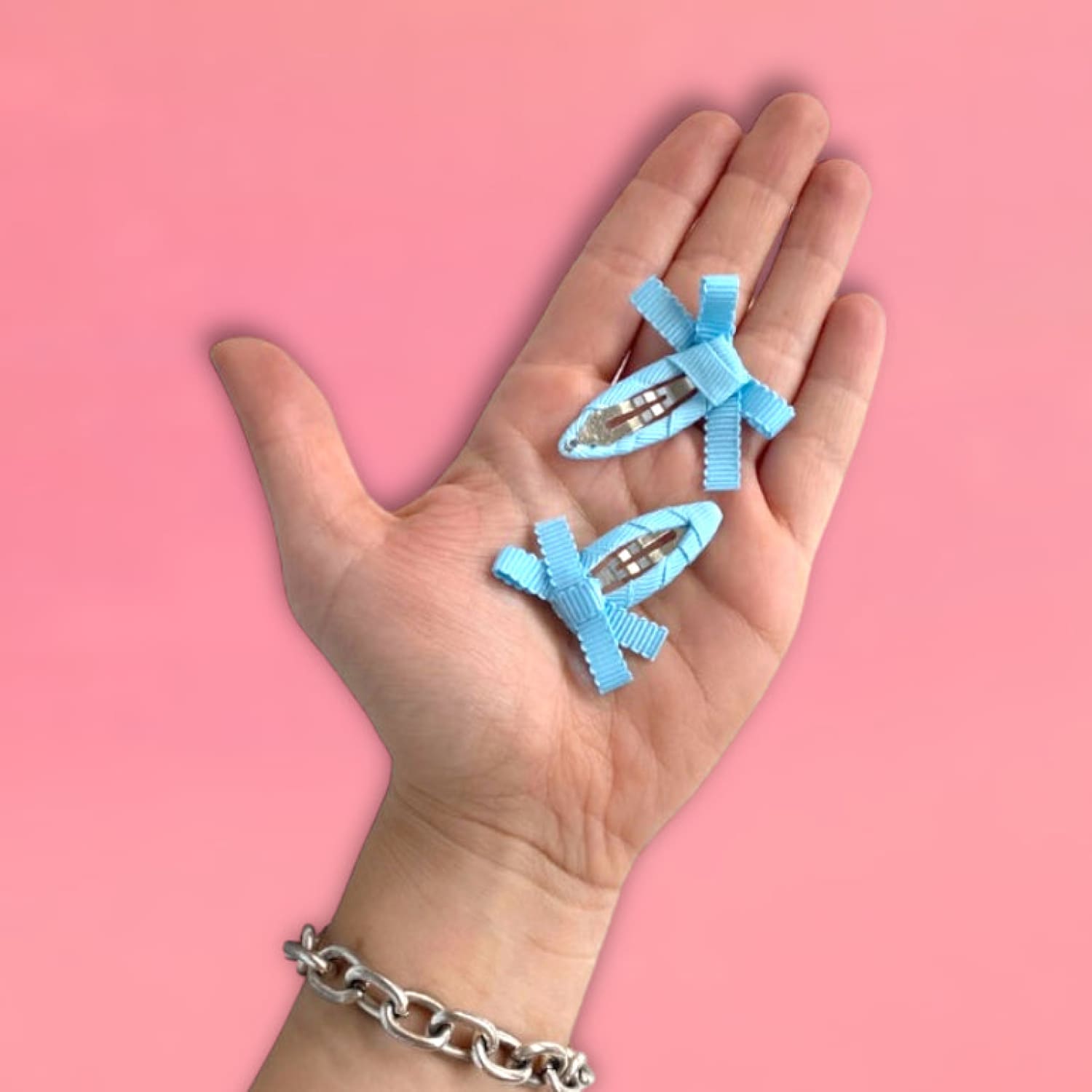 Mini Bow Snap Hair Clips