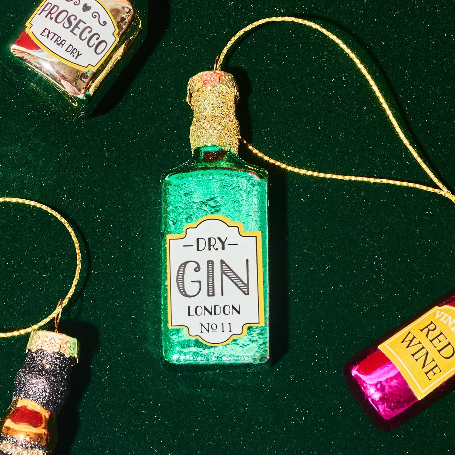 Liquor Bottle Ornament Set Onsite25 - Xdiscountable