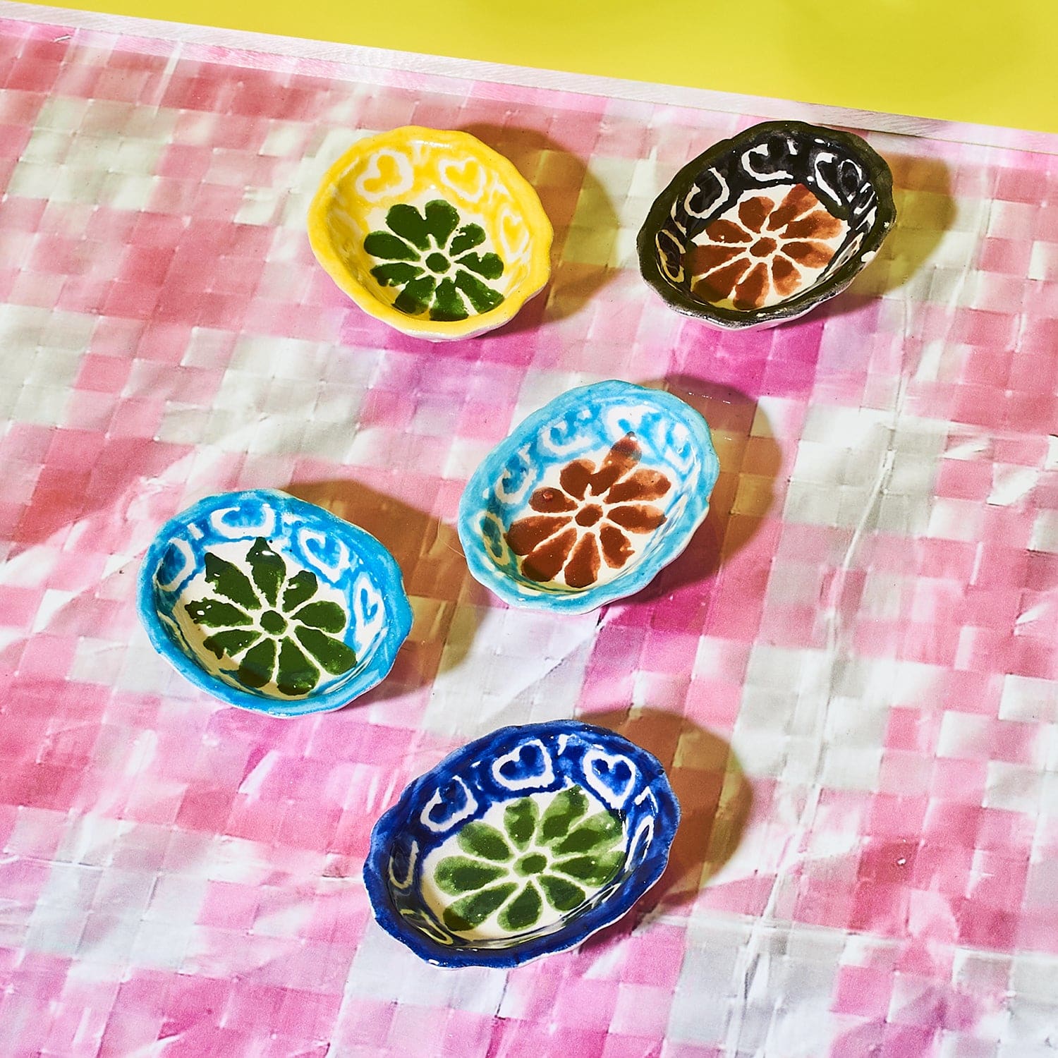 Painted Mini Mexican Ceramic Dish 0123 - Cdmx22 - Cdmx22web
