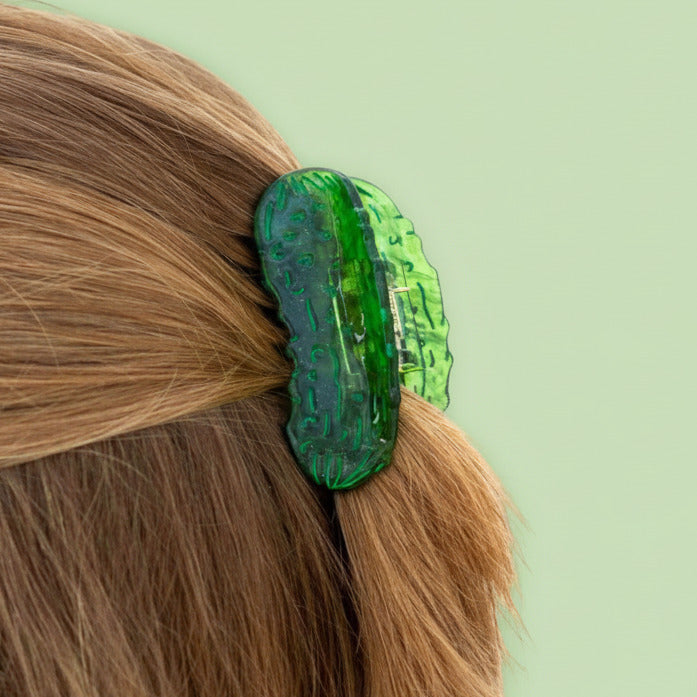 Mini Pickle Hair Claw Clip Fake Food - Xpsd0325b