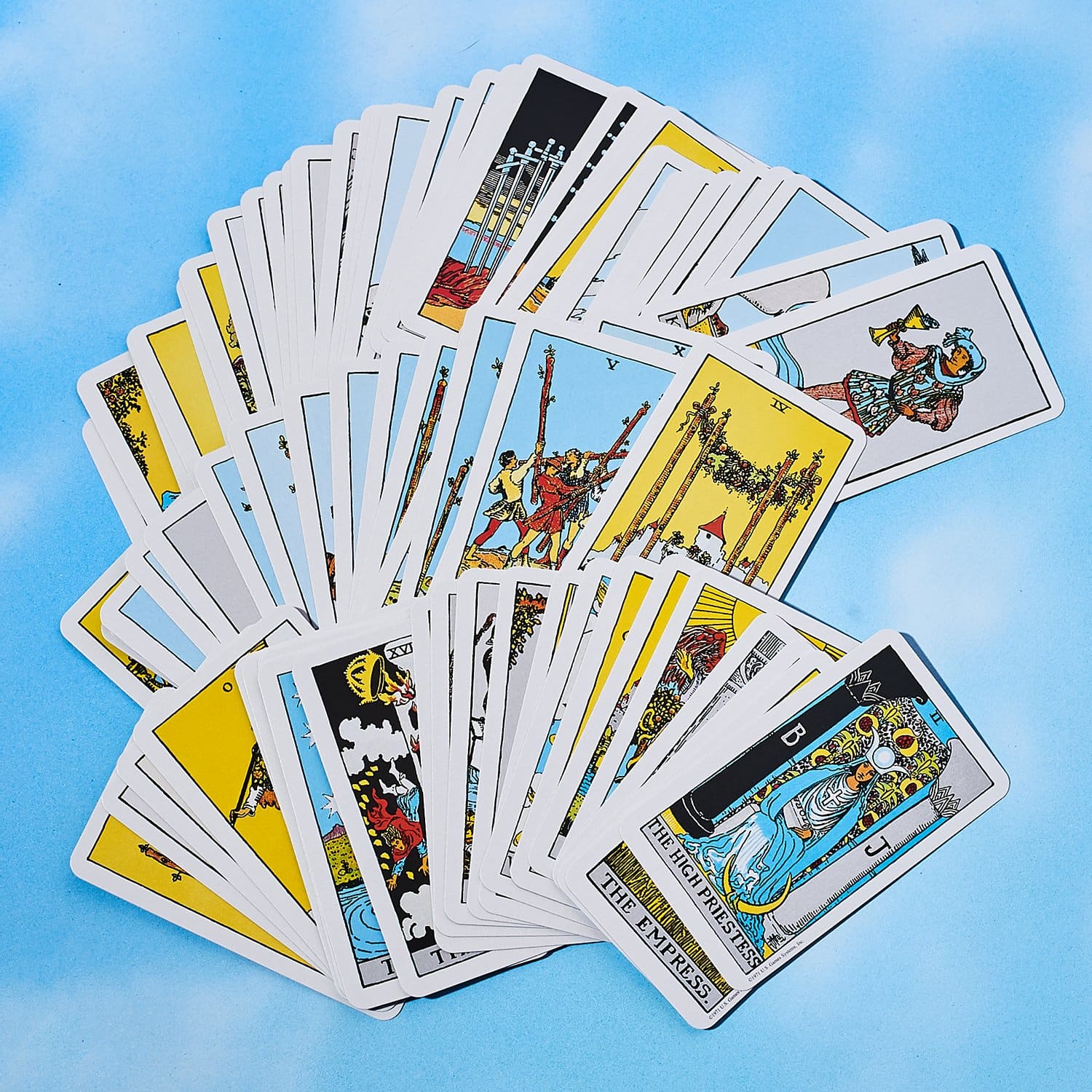 Mini Rider-waite Tarot Cards - Deck - Friends Her/them -