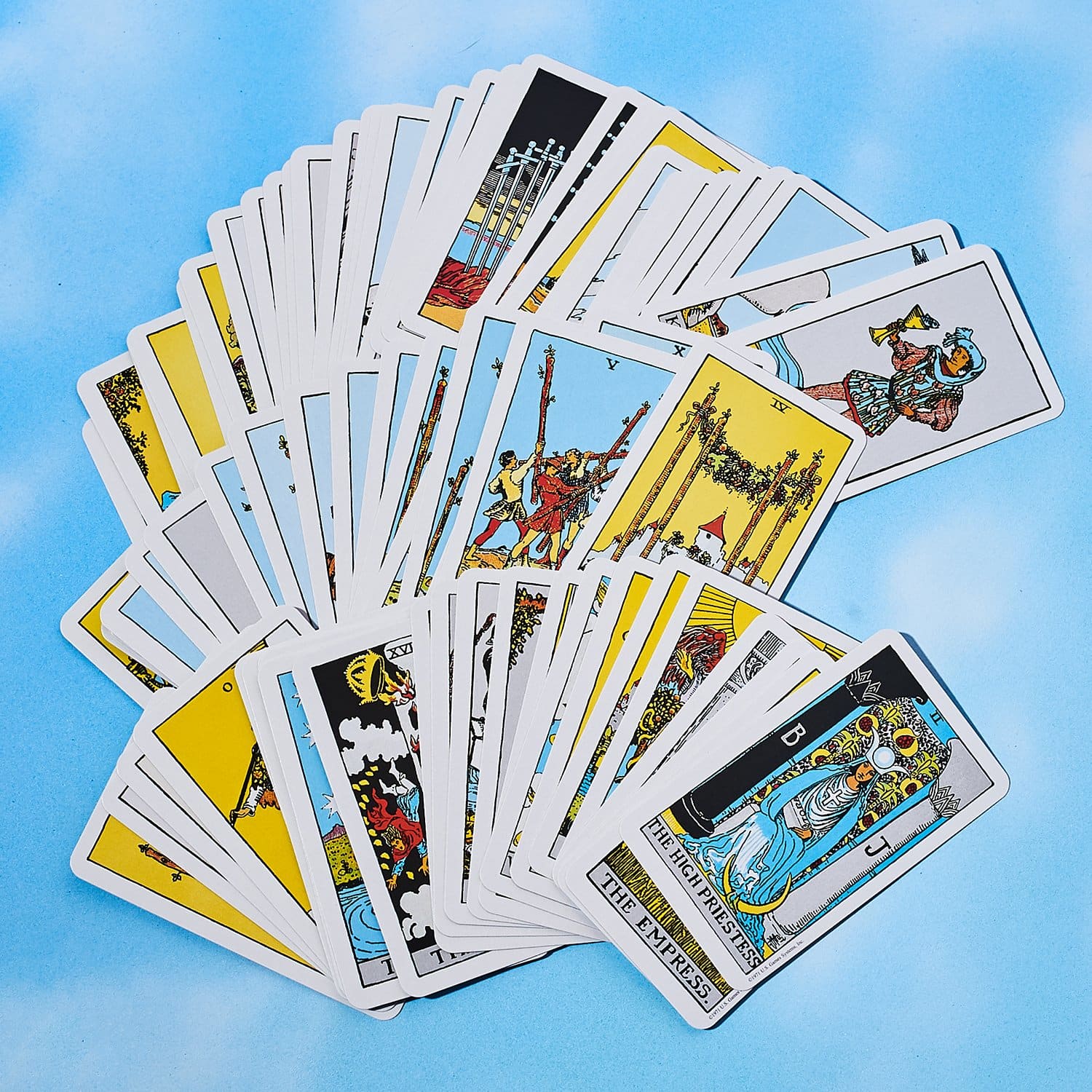 Mini Rider-waite Tarot Cards - Deck - Friends Her/them - 