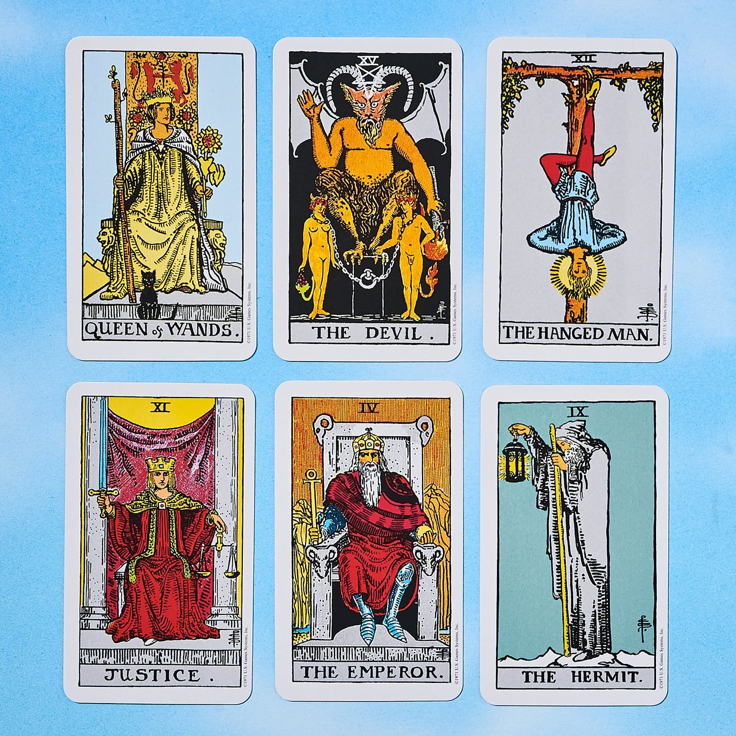 Mini Rider-waite Tarot Cards - Deck - Friends Her/them -