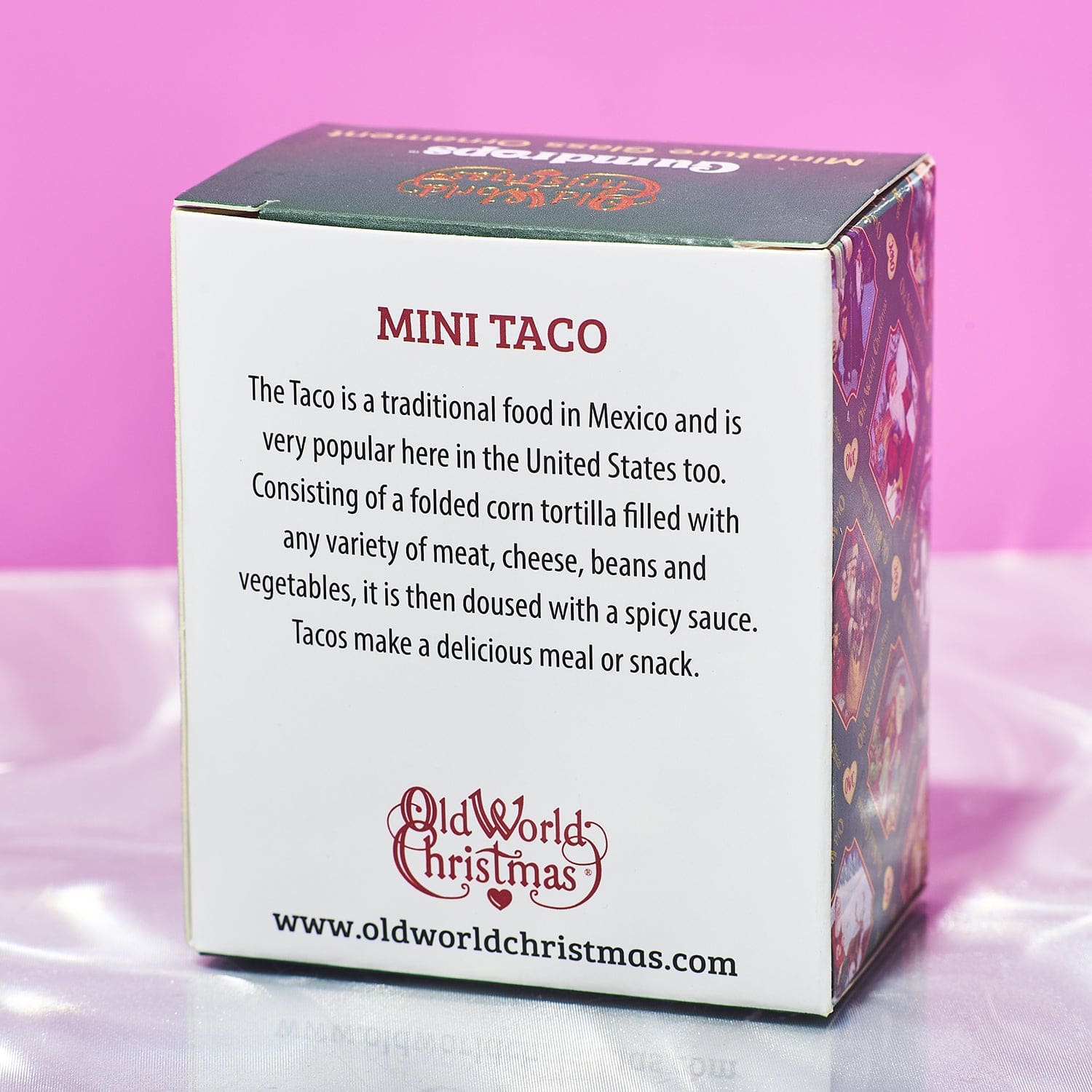 Mini Ornament Owc Taco 0623 - Groupbycolor - Ornament23 -