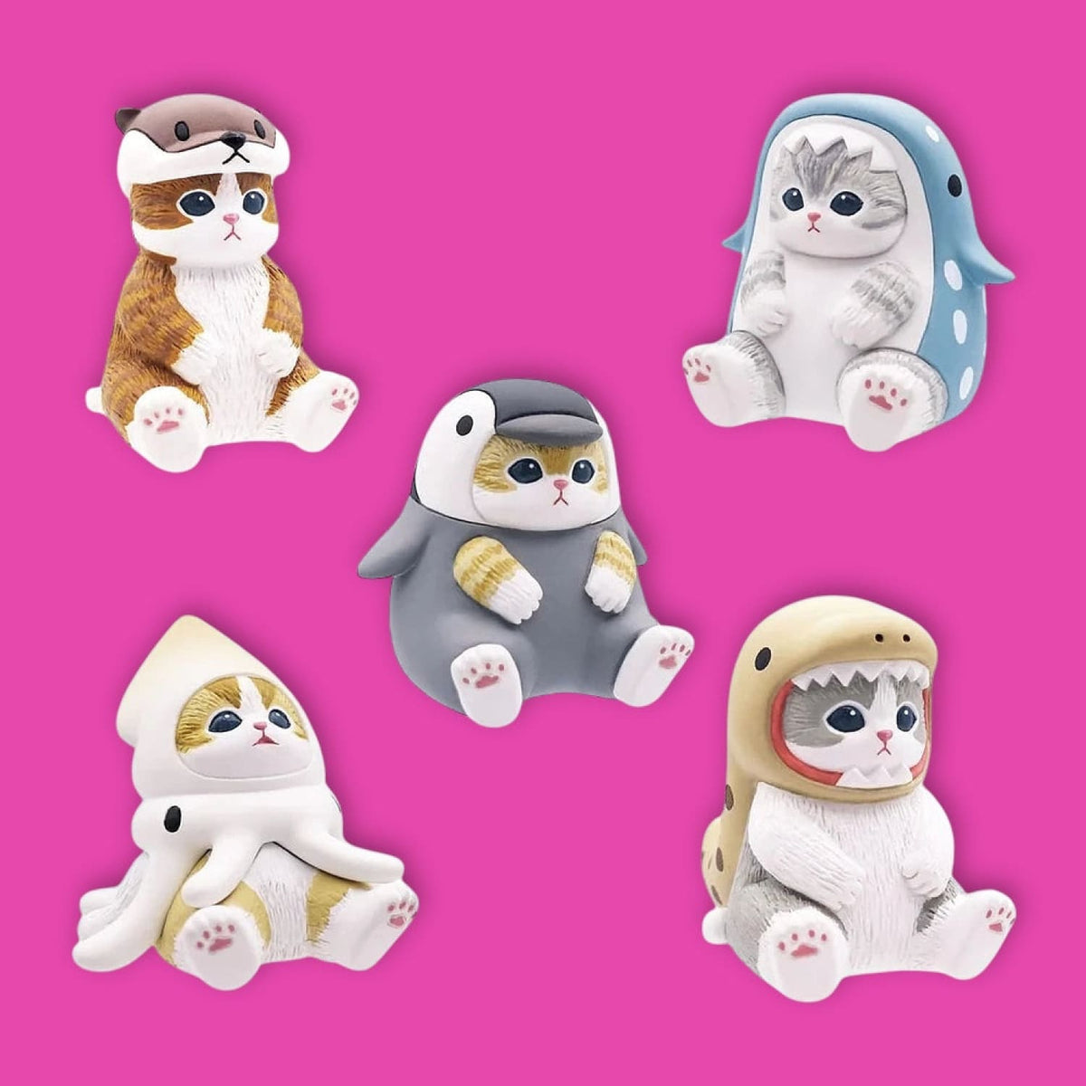 Mofusand Cat Sitting Aquarium Blind Box Blind Box - Cat