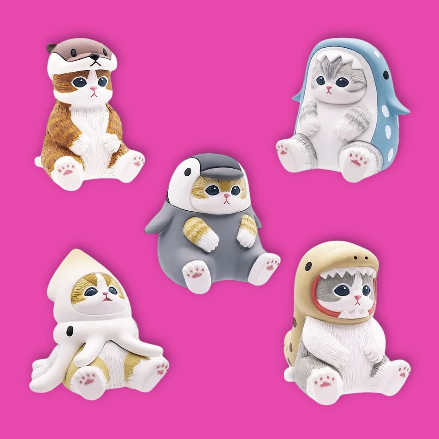 Mofusand Cat Sitting Aquarium Blind Box Blind Box - Cat