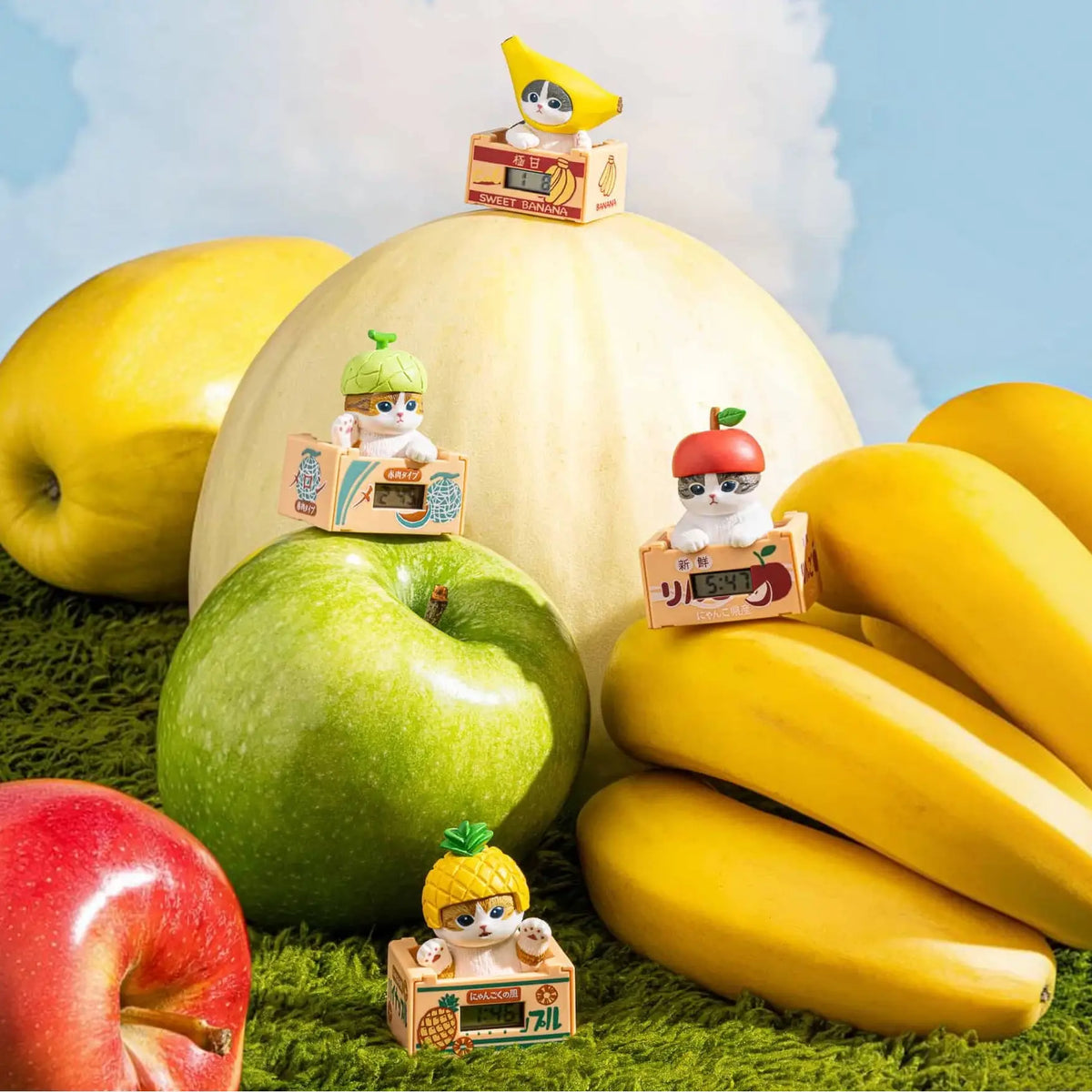 Mofusand Fresh Fruit Meow Watch Blind Box | Kawaii Cat