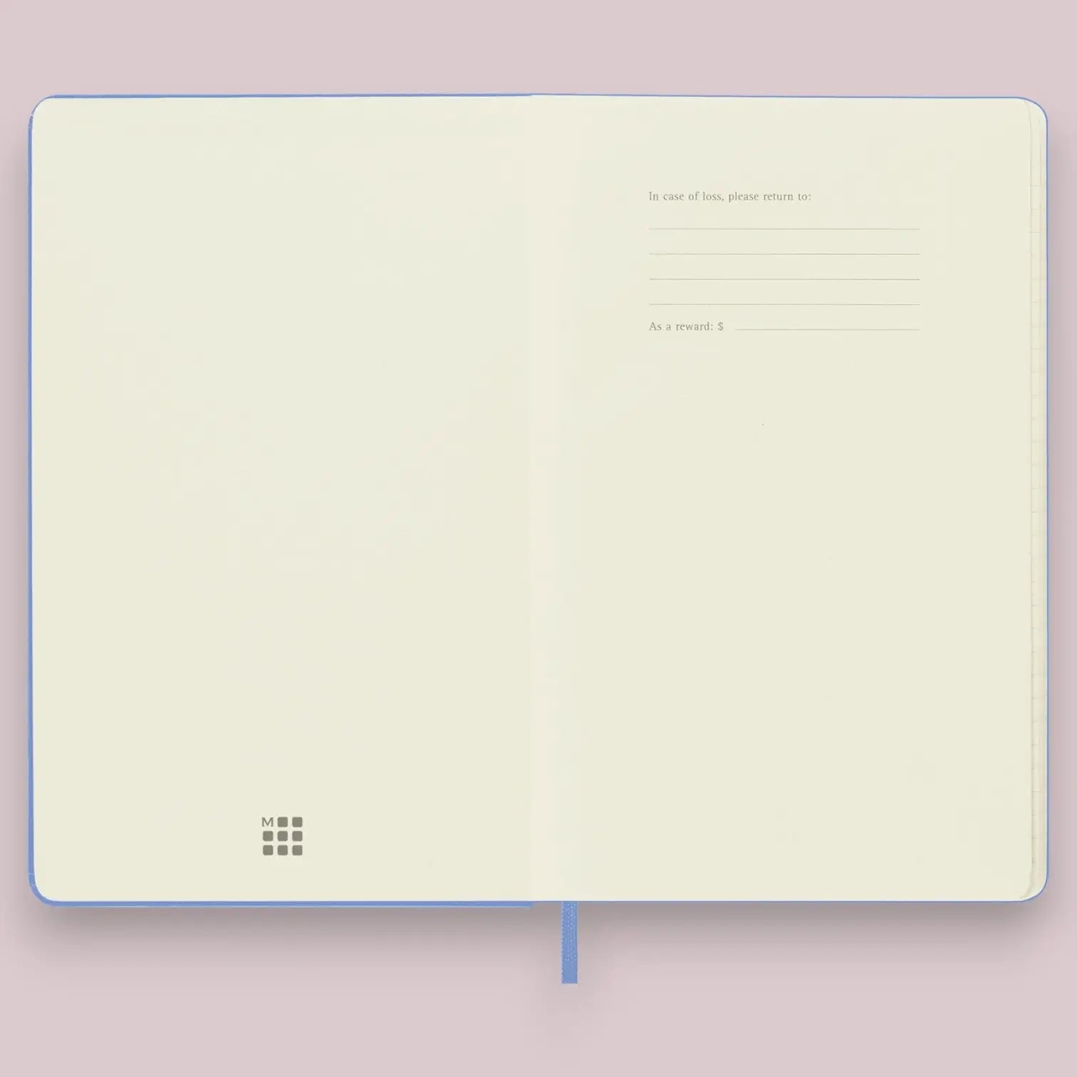 Moleskine Large Ruled - Hydrangea Blue Classic Notebook