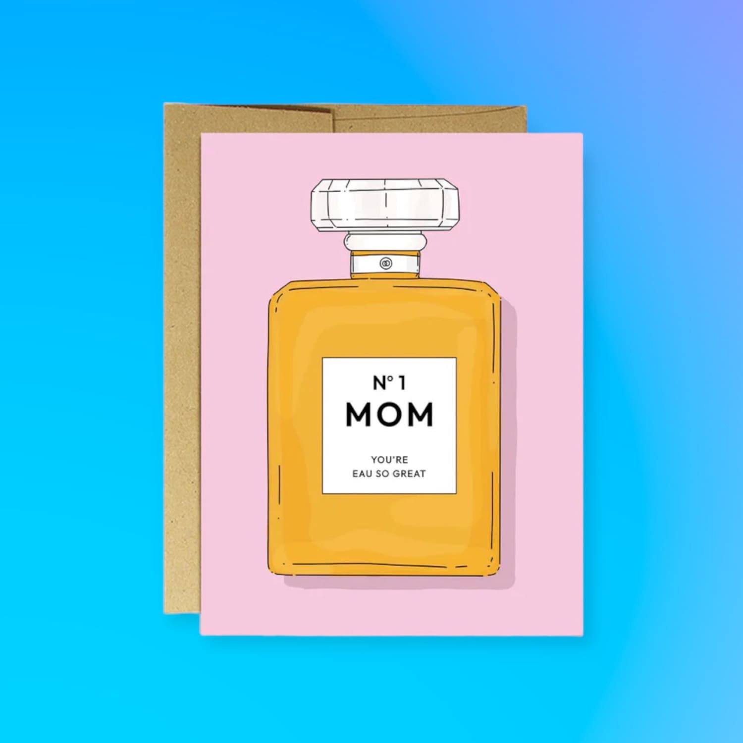 Mom Perfume Mother’s Day Greeting Card 0223 - Groupbycolor -
