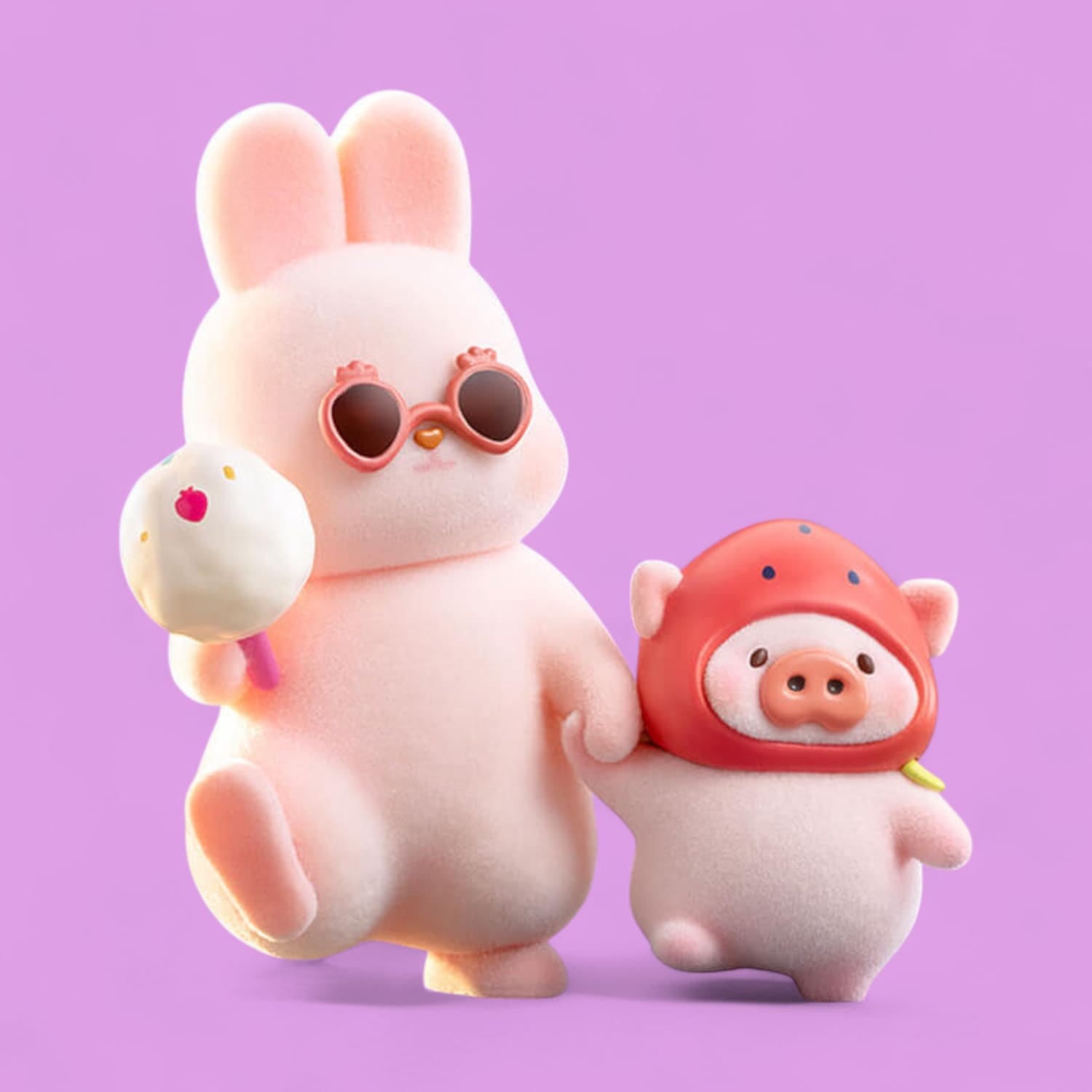 bonbonero×nowell 桜梅桃李　3本セット MOMO Bunny Strawberry Town Blind Box | Friends NYC Brooklyn, NY