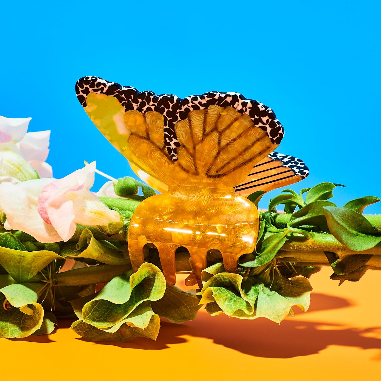Monarch Butterfly Hair Claw Buterrfly - Cute Hair Clip