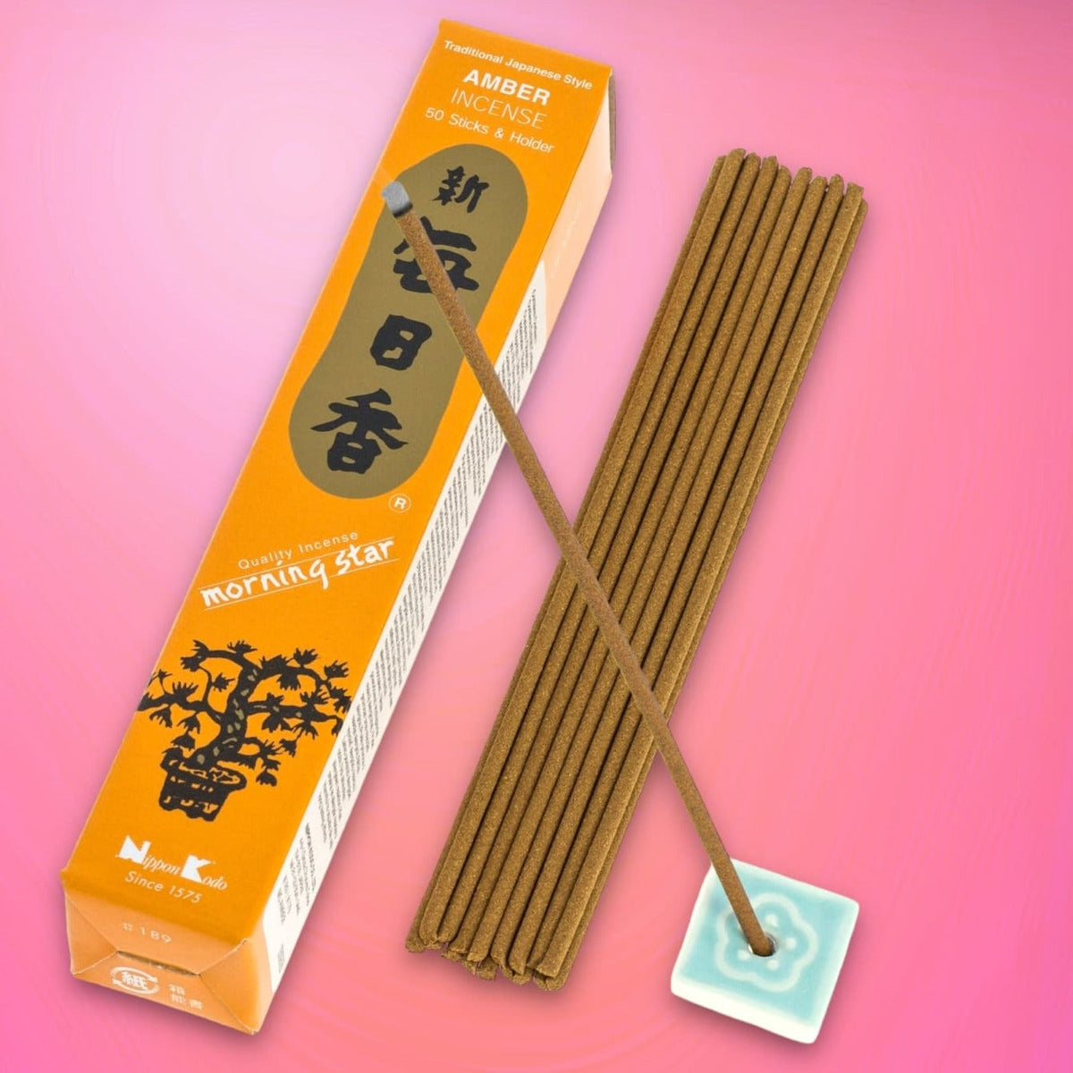 Morning Star Incense 50 Sticks - Amber 0923 - Groupbycolor -