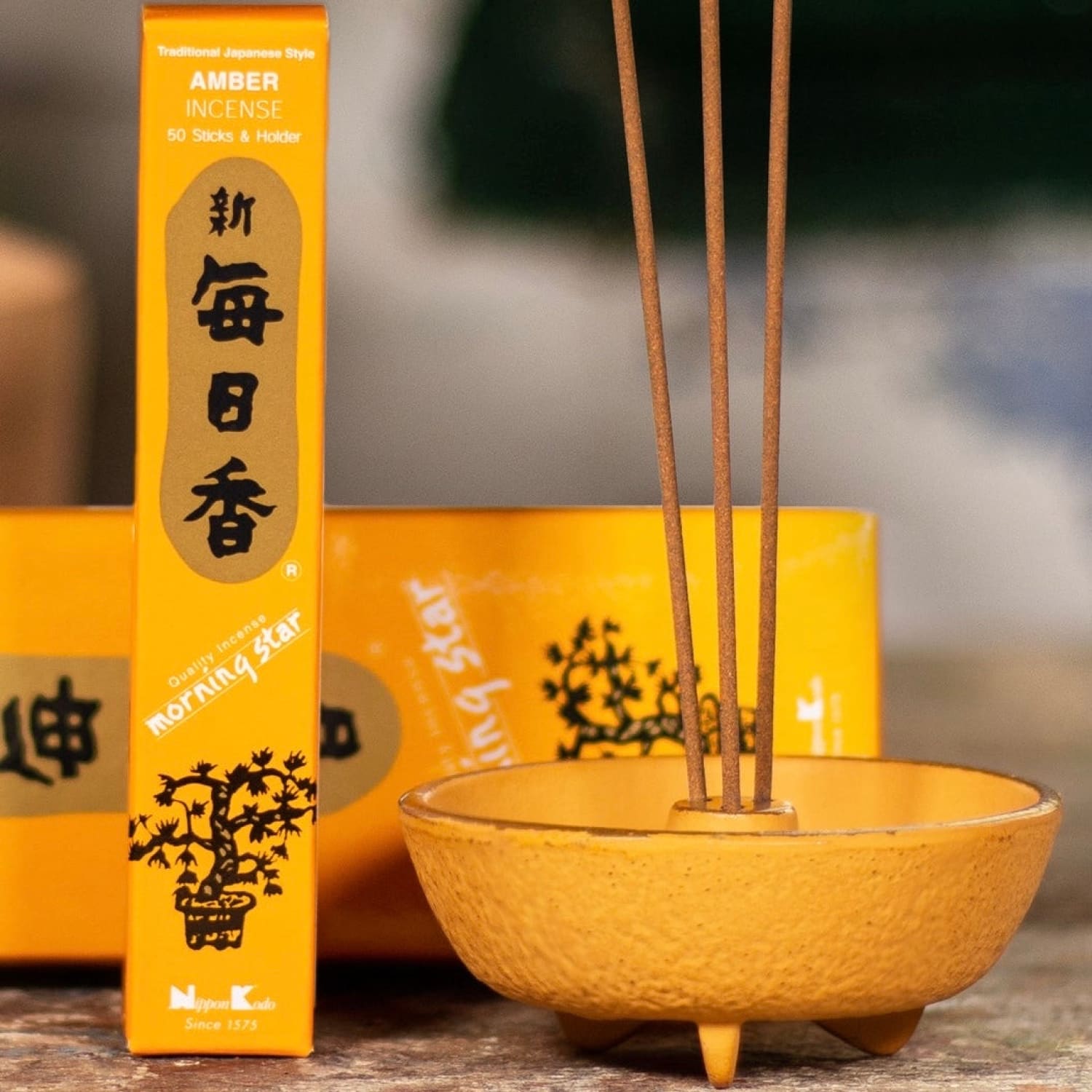 Morning Star Incense 50 Sticks - Amber 0923 - Groupbycolor -