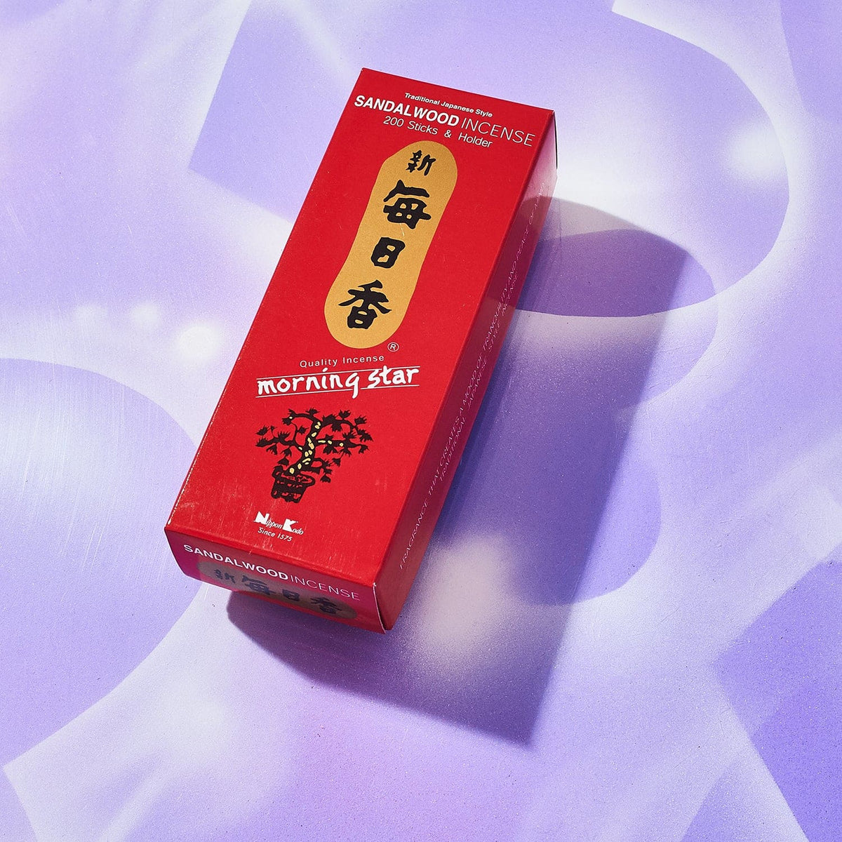Morning Star Incense 200 Sticks - Sandalwood Ceramic Burner