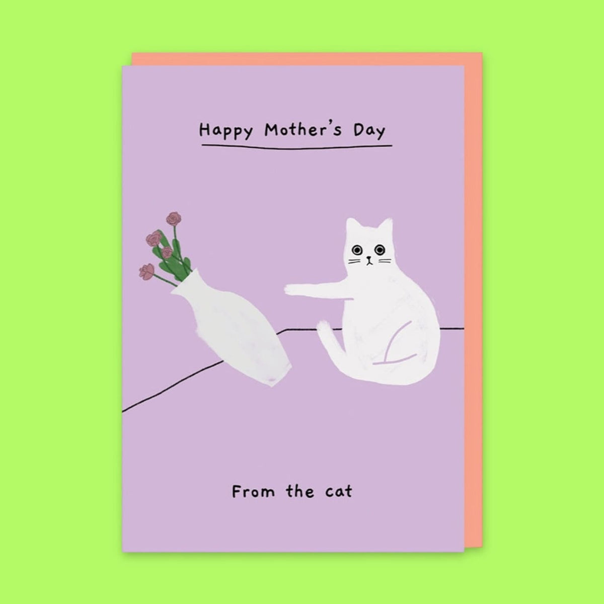 Happy Mother’s Day from the Cat Greeting Card A6 - Blank