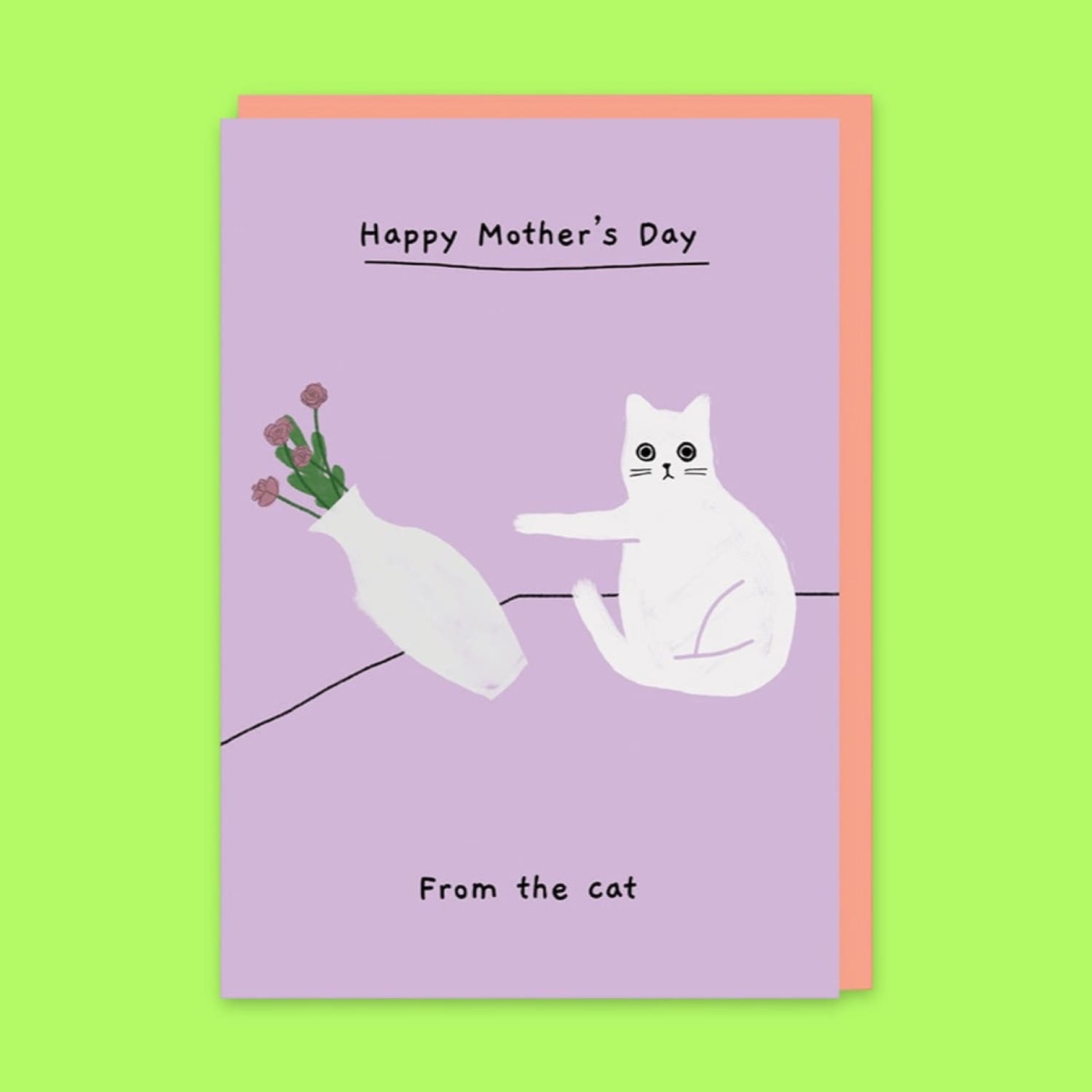 Happy Mother’s Day from the Cat Greeting Card A6 - Blank