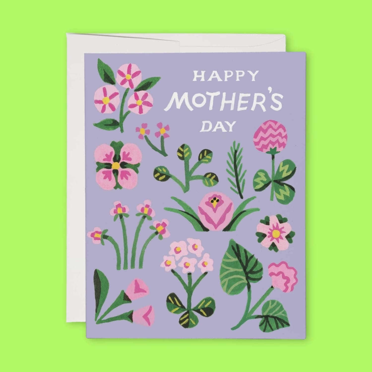 Greeting Card Rcc Pink Blooms Mother’s Day Blank - Greeting