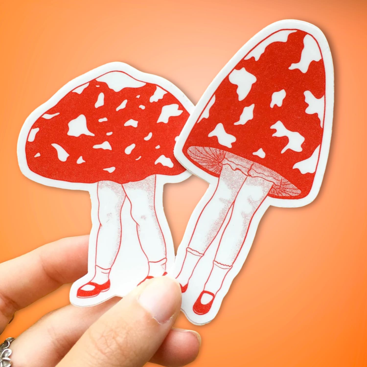 Mushroom Daughter Sticker Decorative Sticker - Gag Gift -