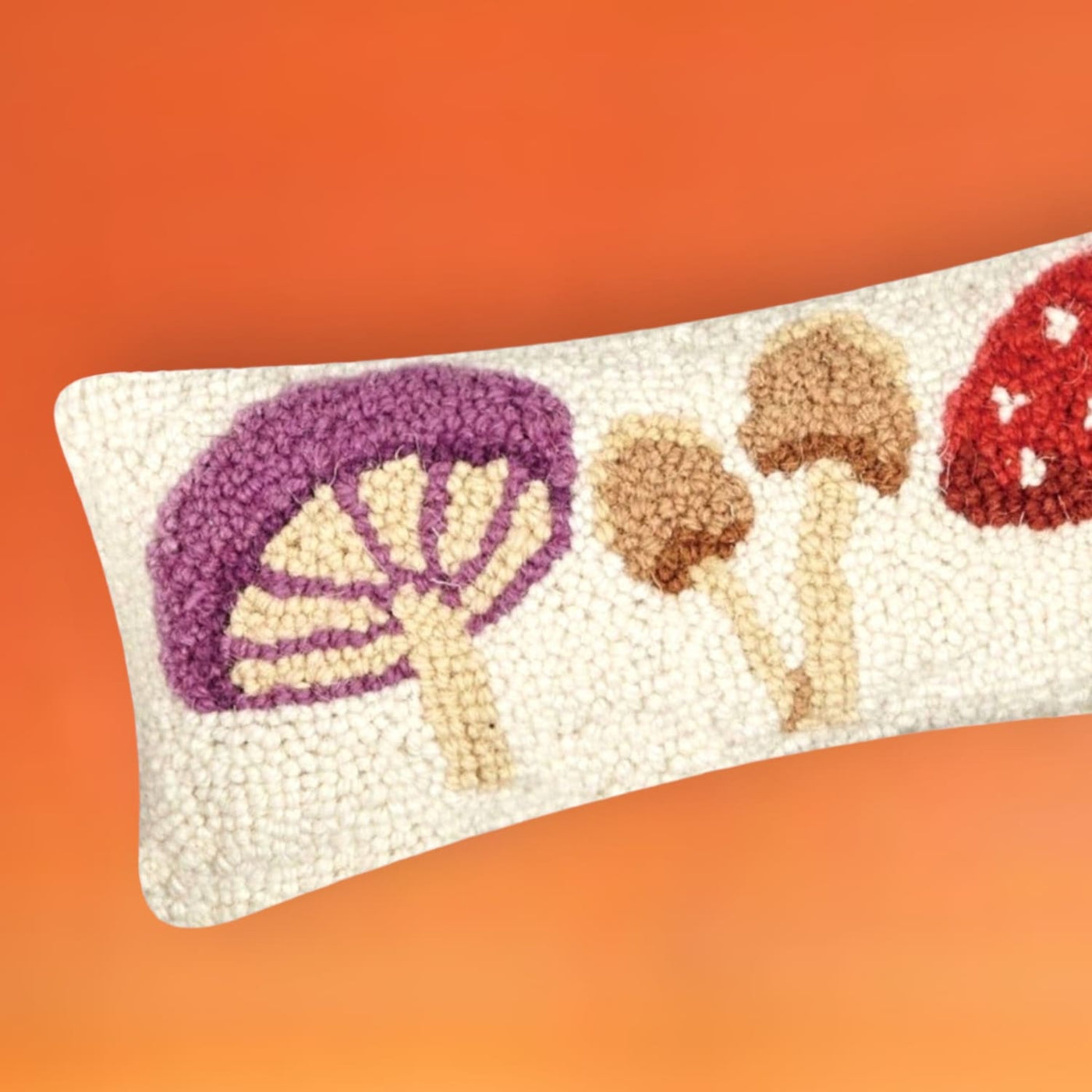 Mushrooms Hook Pillow Aapiowned - Ttjune23 - Women Owned